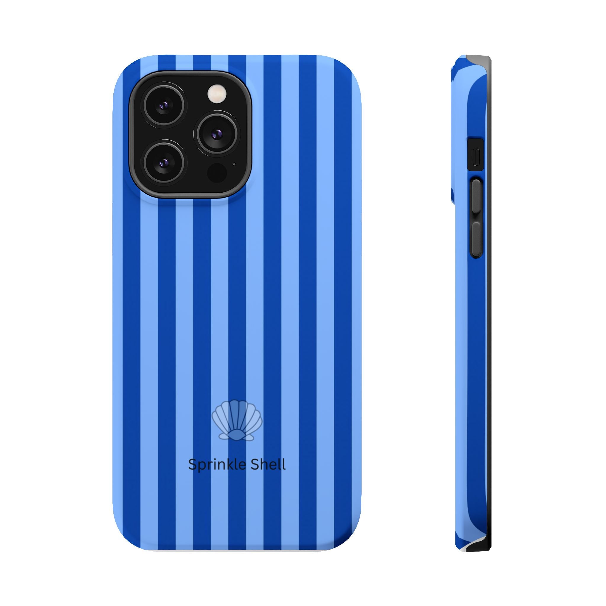 MagSafe blue striped case