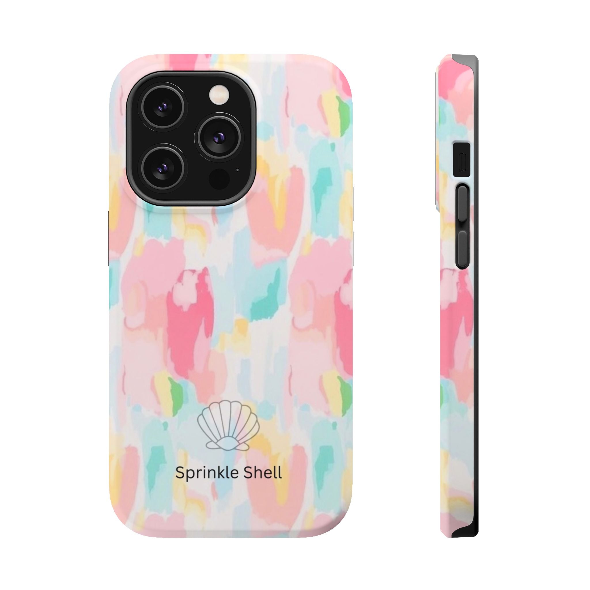 MagSafe cute colorful paint case