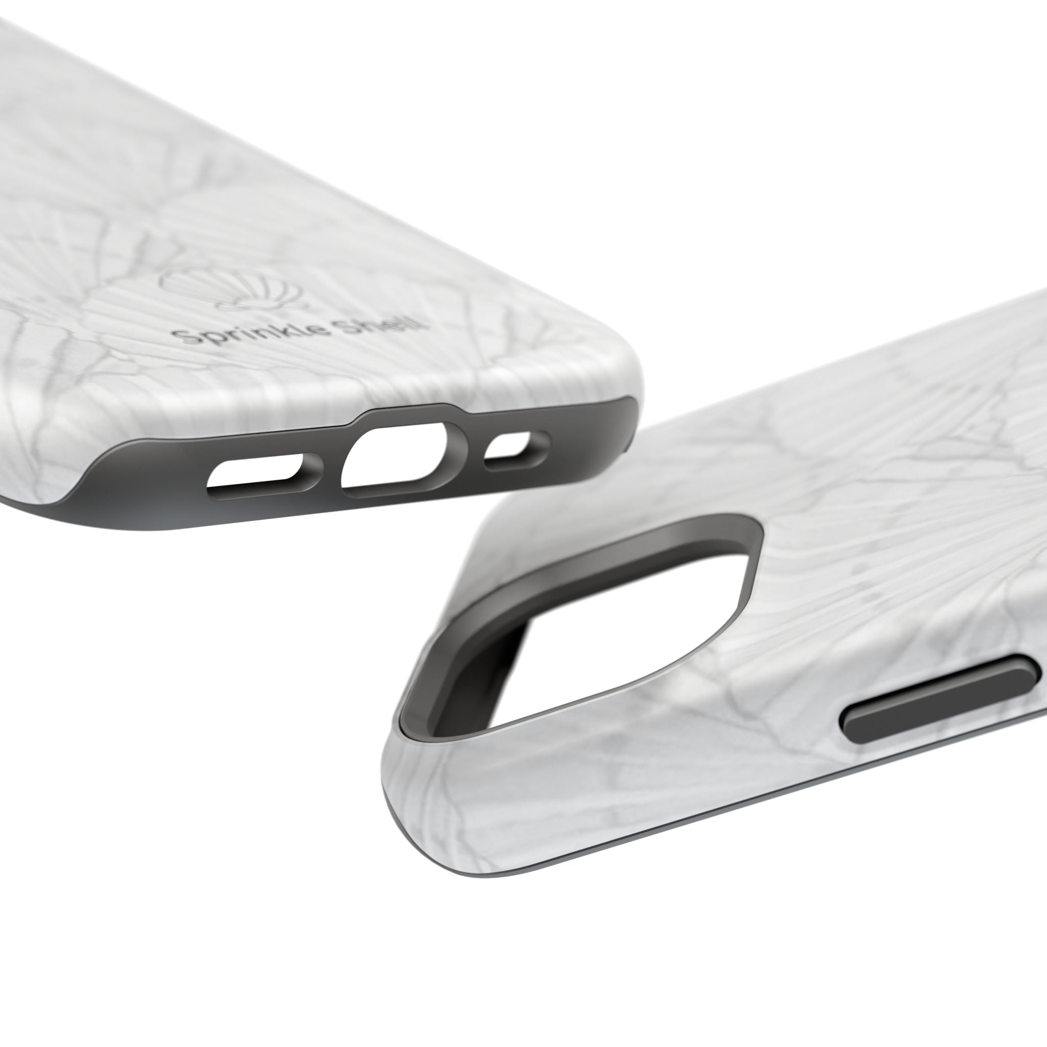 Shell-Pattern Magnetic Impact Phone Case — Protective Modular iPhone Cover