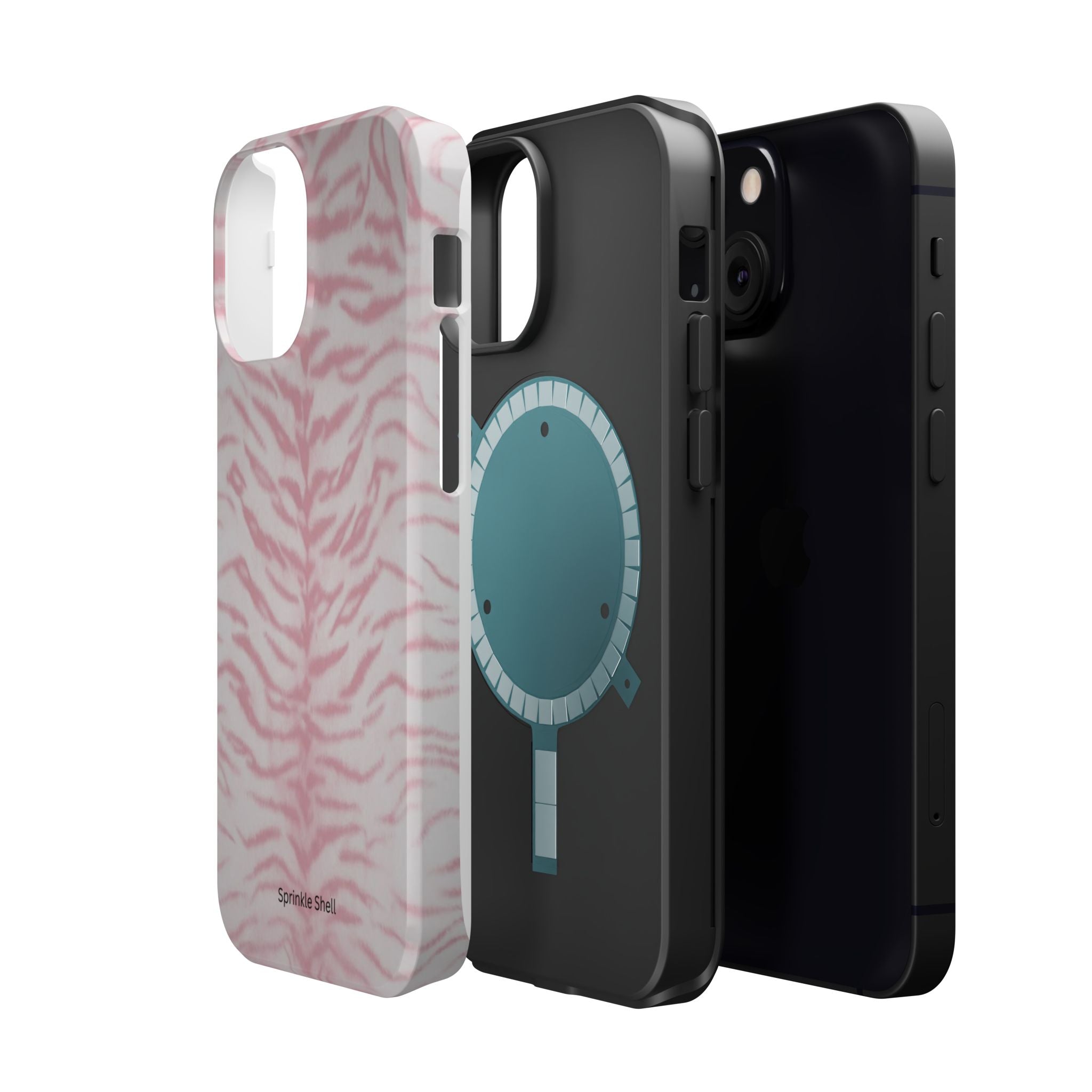 MagSafe Pink Zebra Print Iphone Case