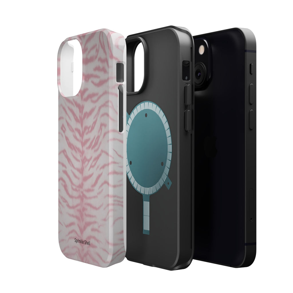 MagSafe Pink Zebra Print Iphone Case
