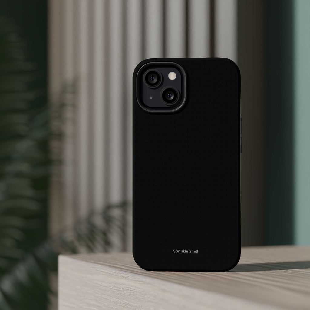 MagSafe Plain Black Iphone Case