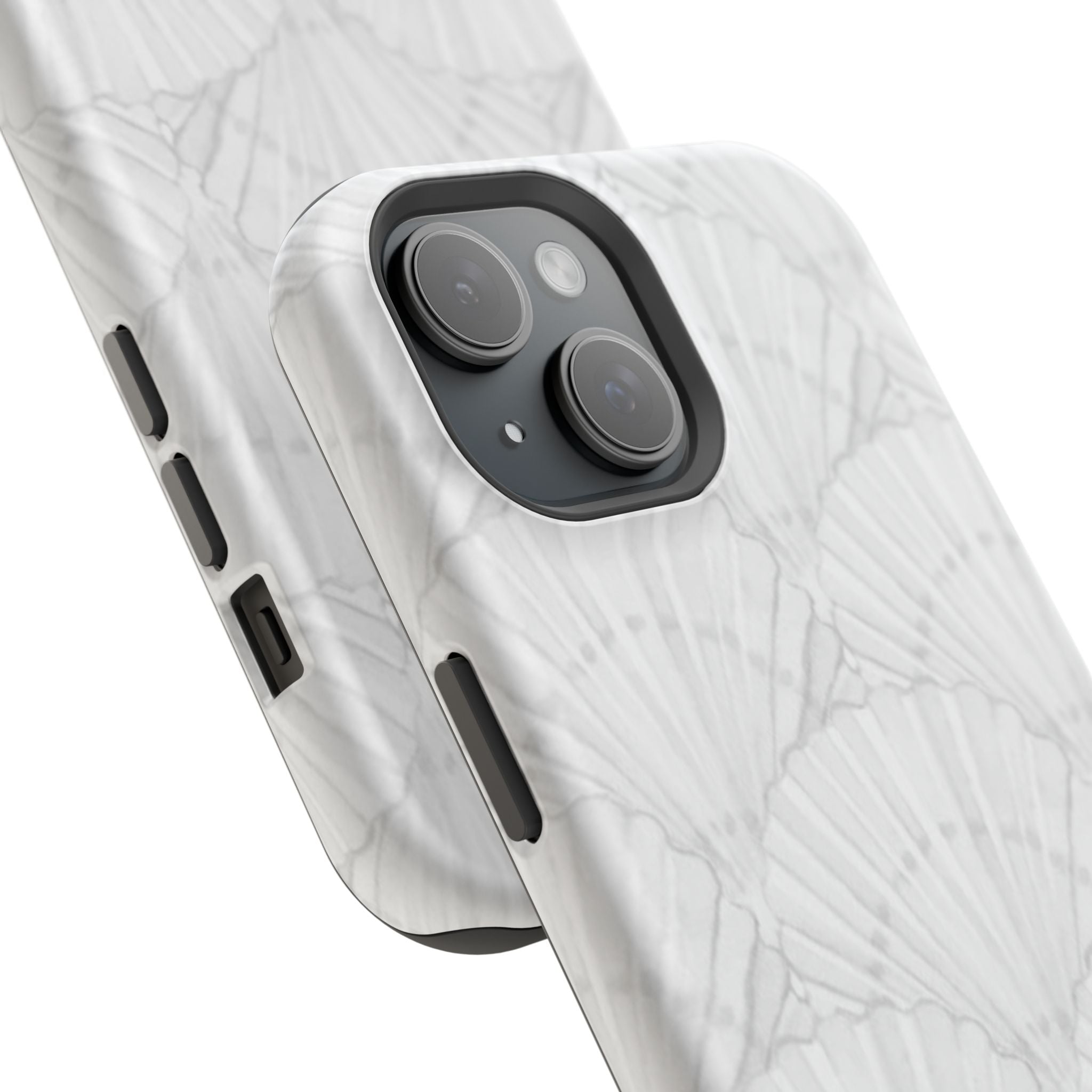 Shell-Pattern Magnetic Impact Phone Case — Protective Modular iPhone Cover