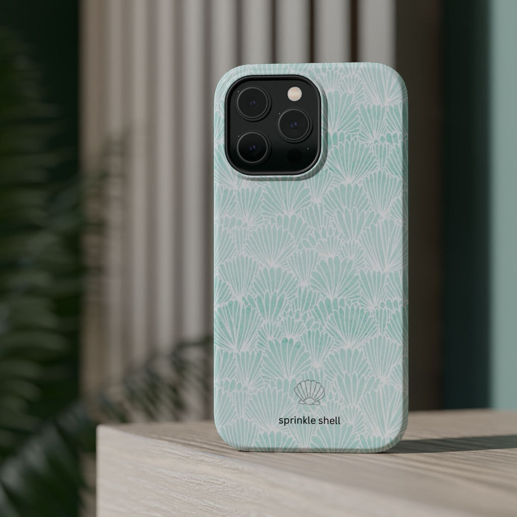 MagSafe Teal Shell Iphone case
