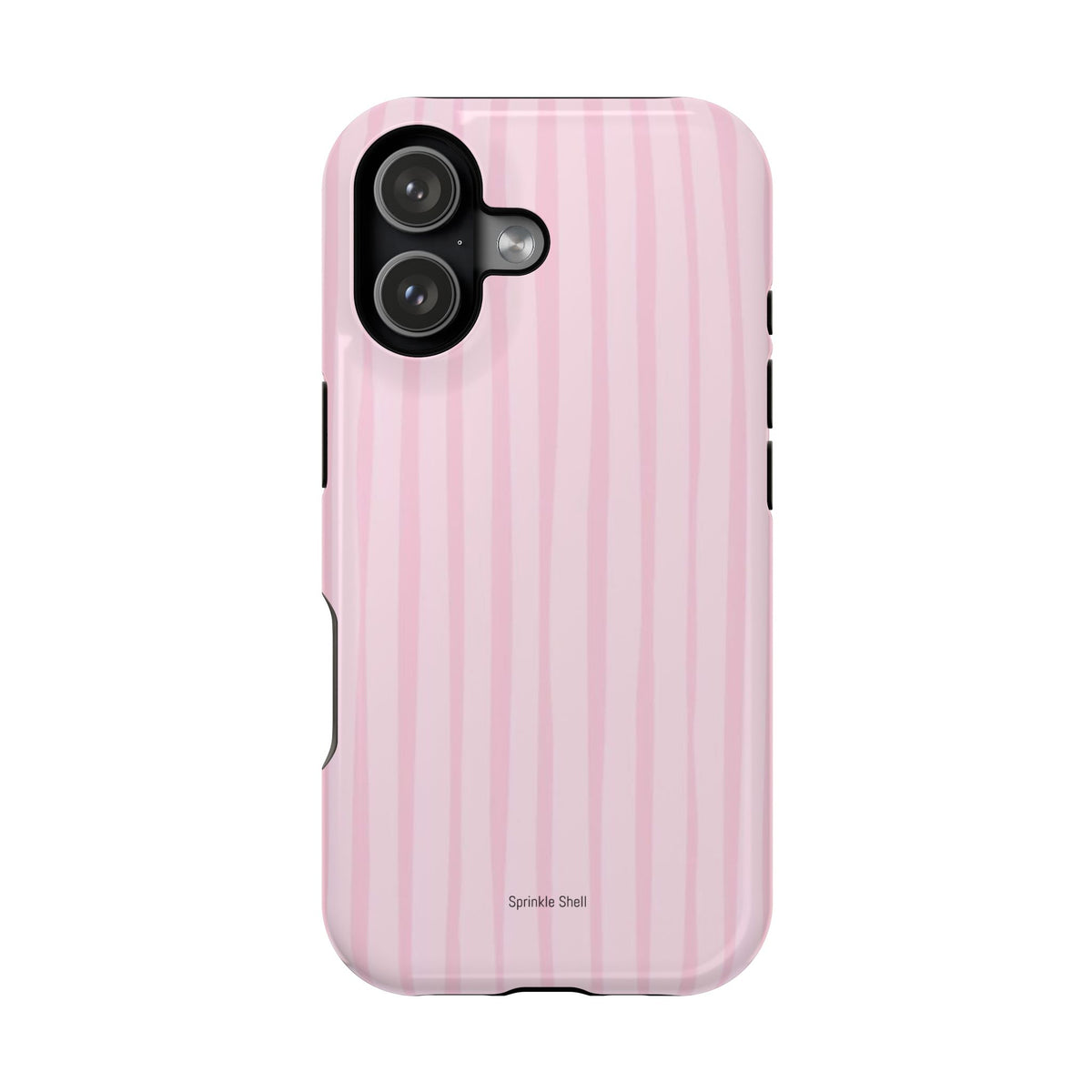 MagSafe pink uneven lines case