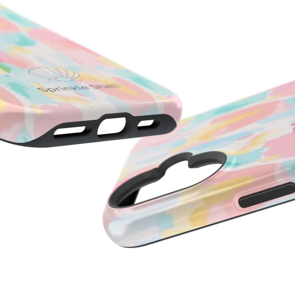 MagSafe cute colorful paint case