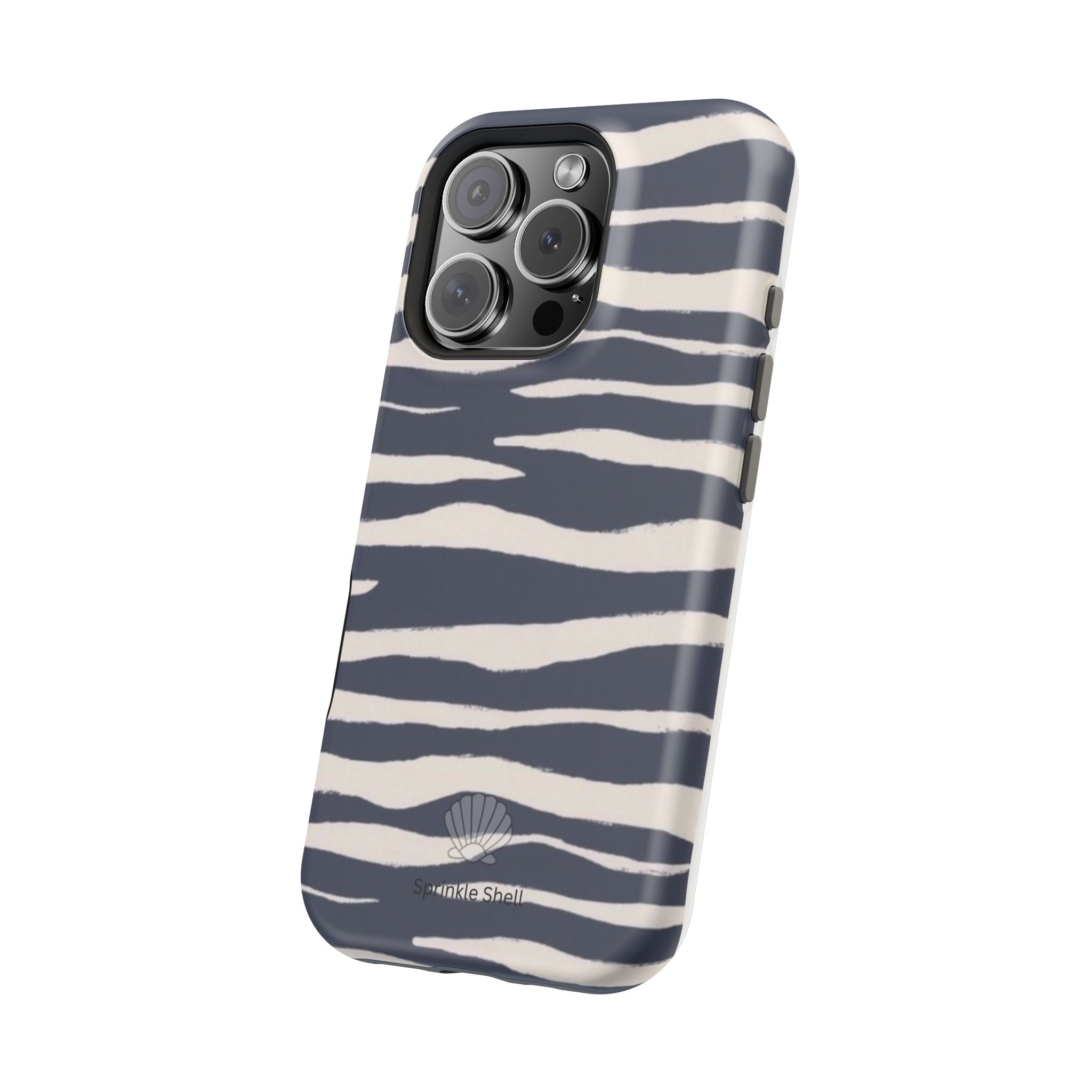 MagSafe Blue zebra print case