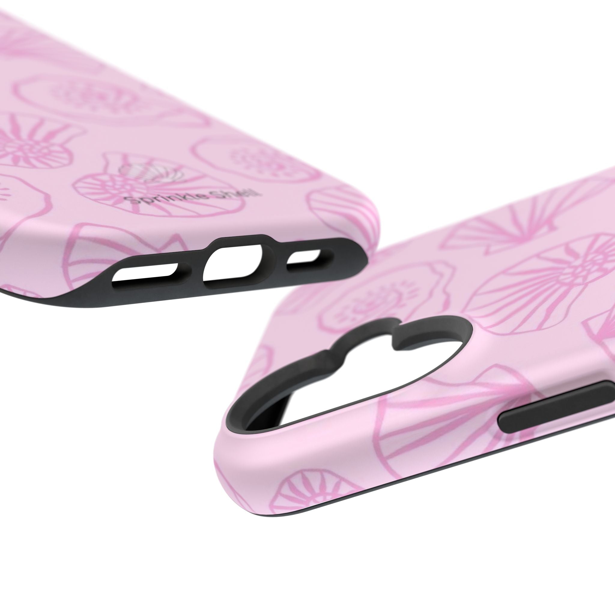 MagSafe pink shells case