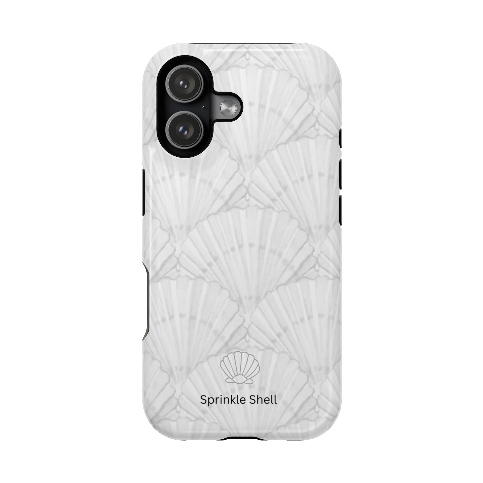 Shell-Pattern Magnetic Impact Phone Case — Protective Modular iPhone Cover