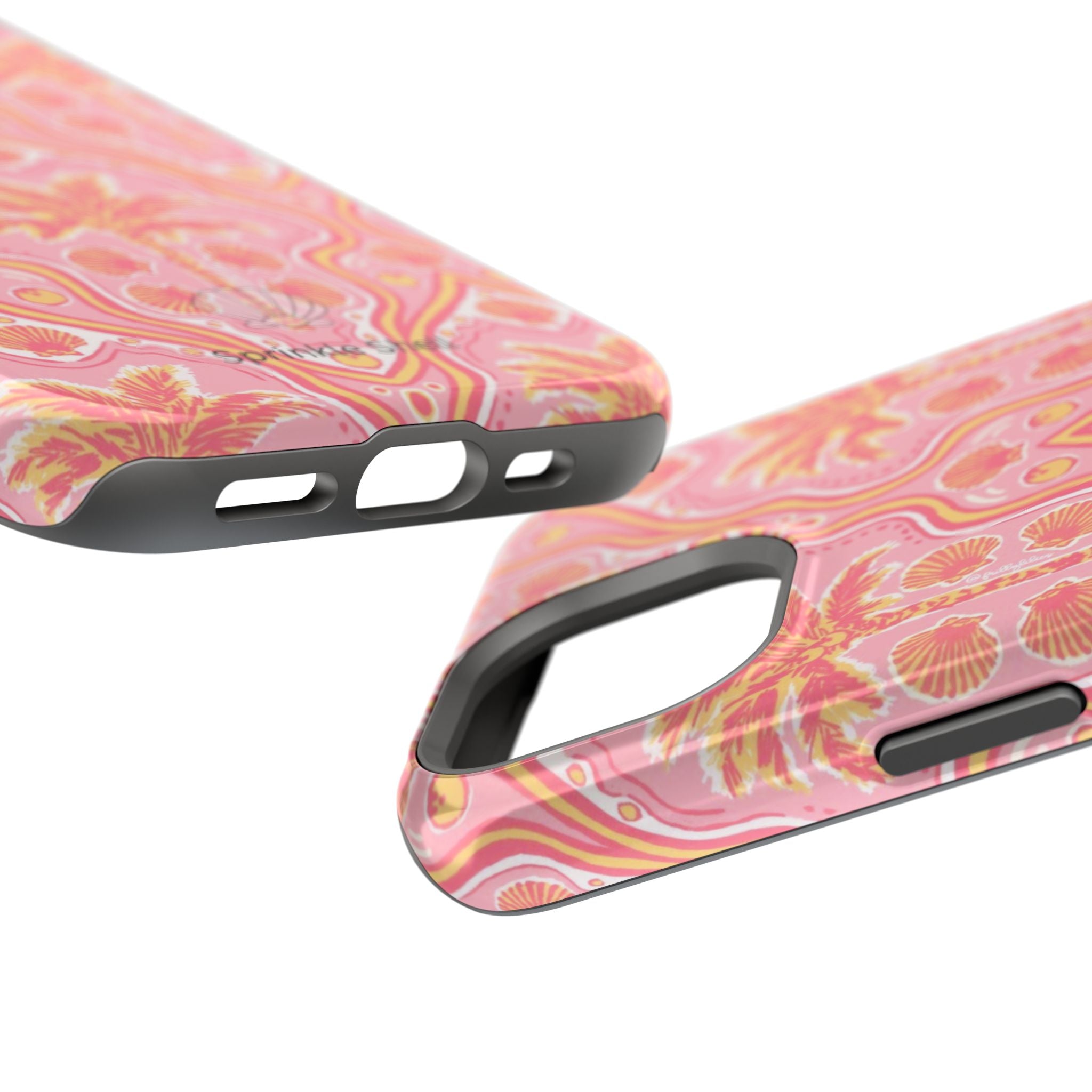 MagSafe pink pink summer palm tree case