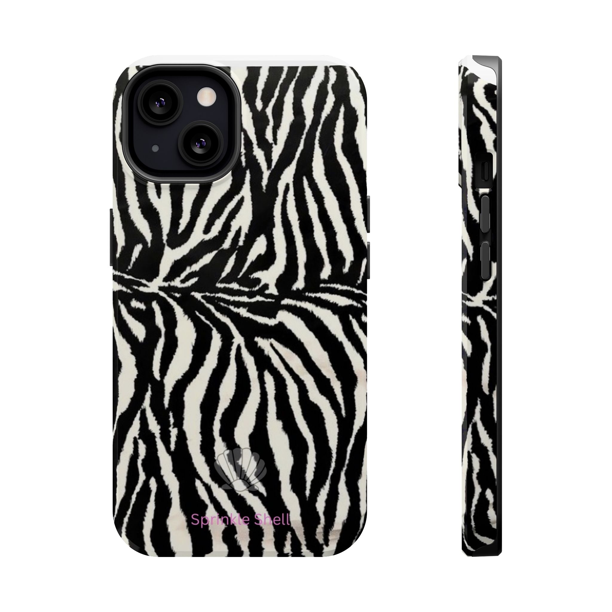 MagSafe black zebra print case