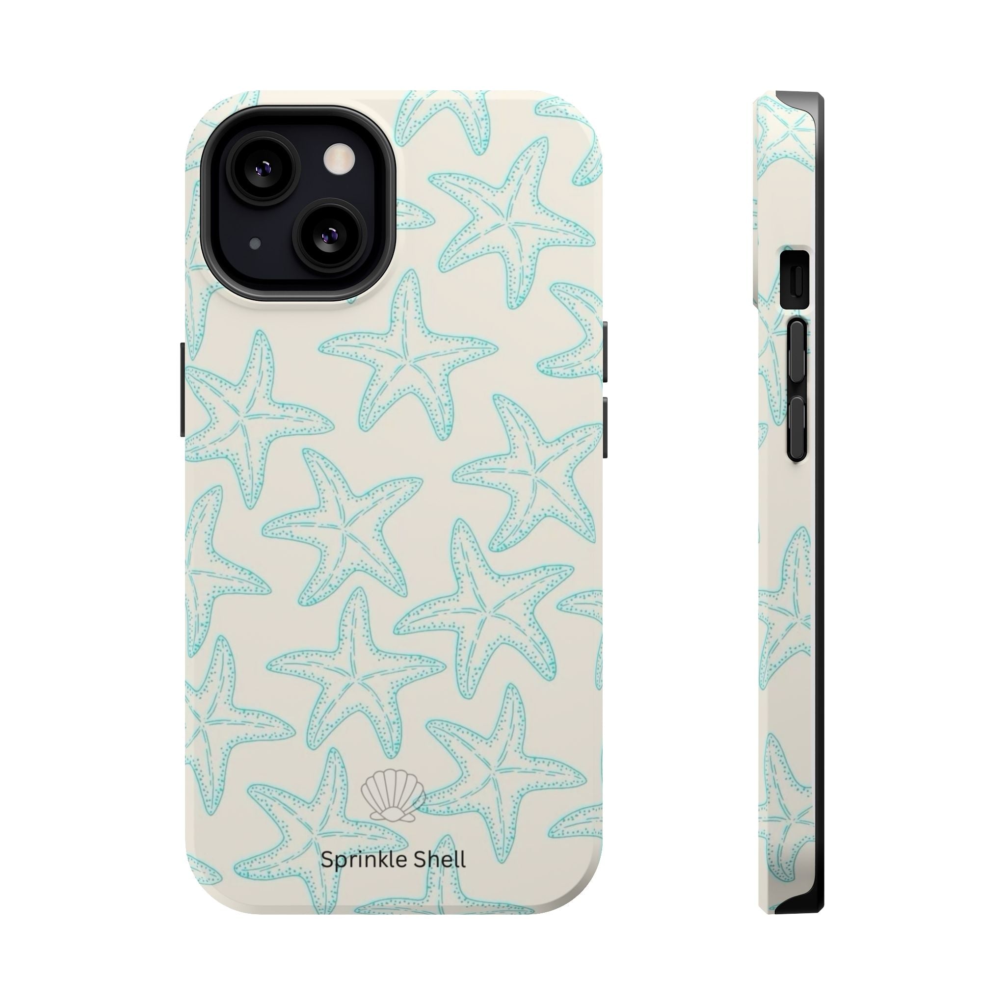 MagSafe teal starfish case