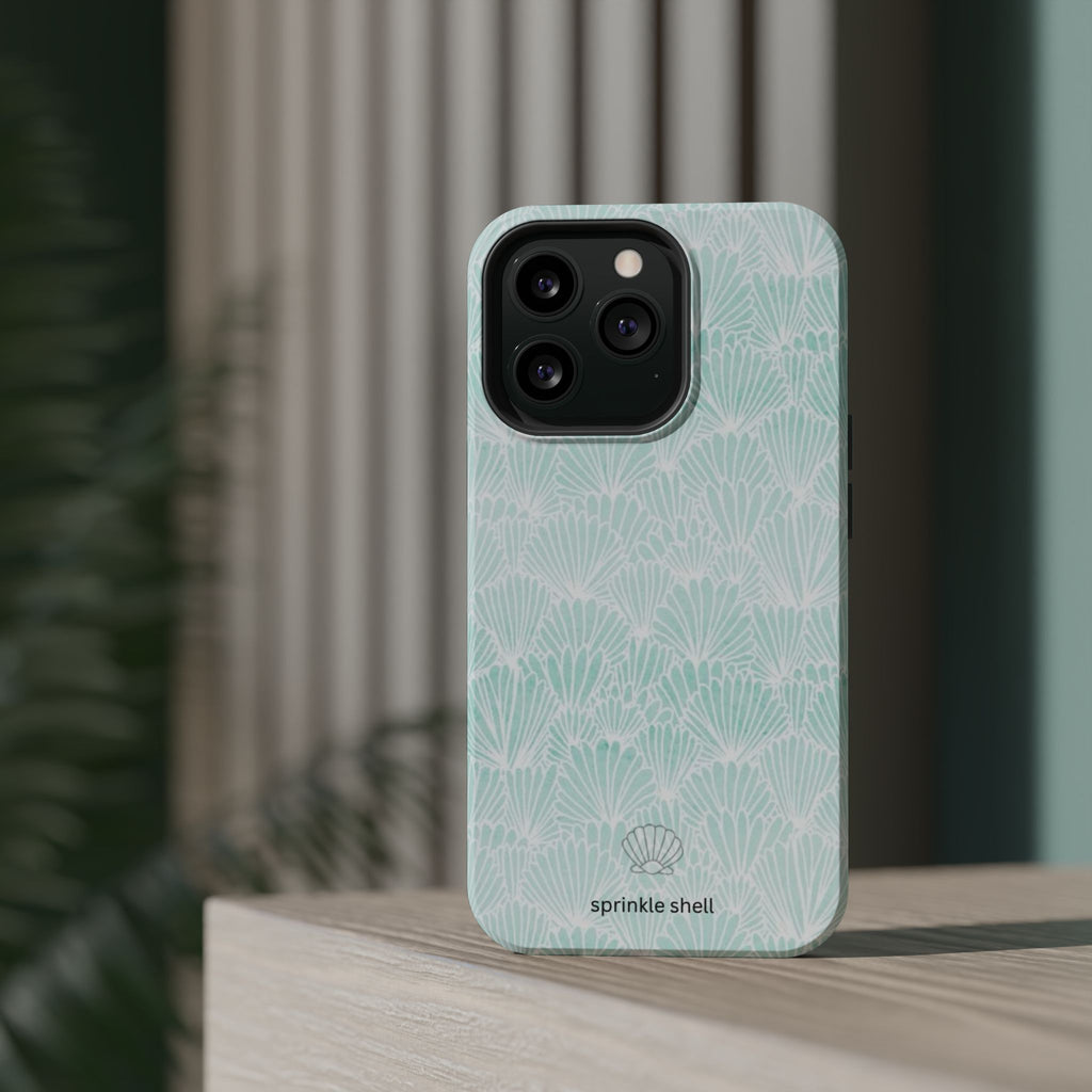 MagSafe Teal Shell Iphone case