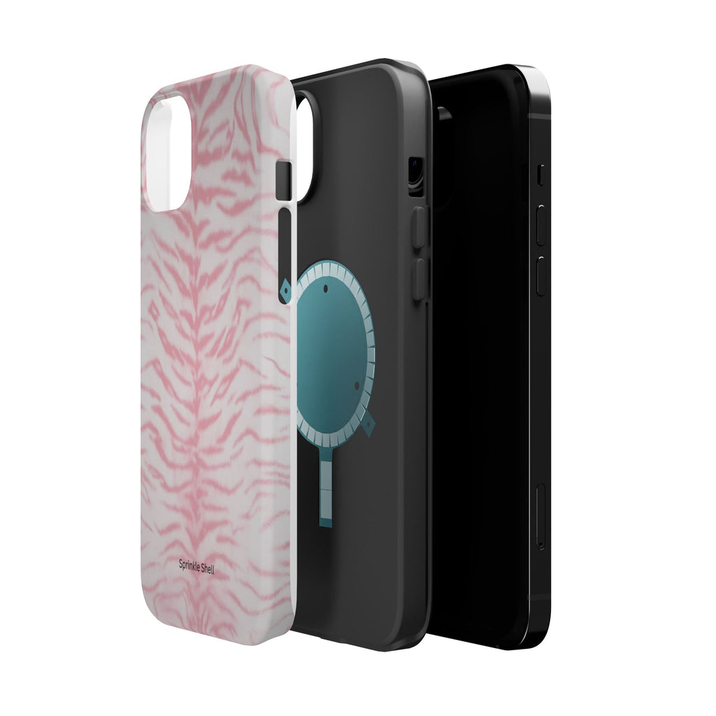 MagSafe Pink Zebra Print Iphone Case