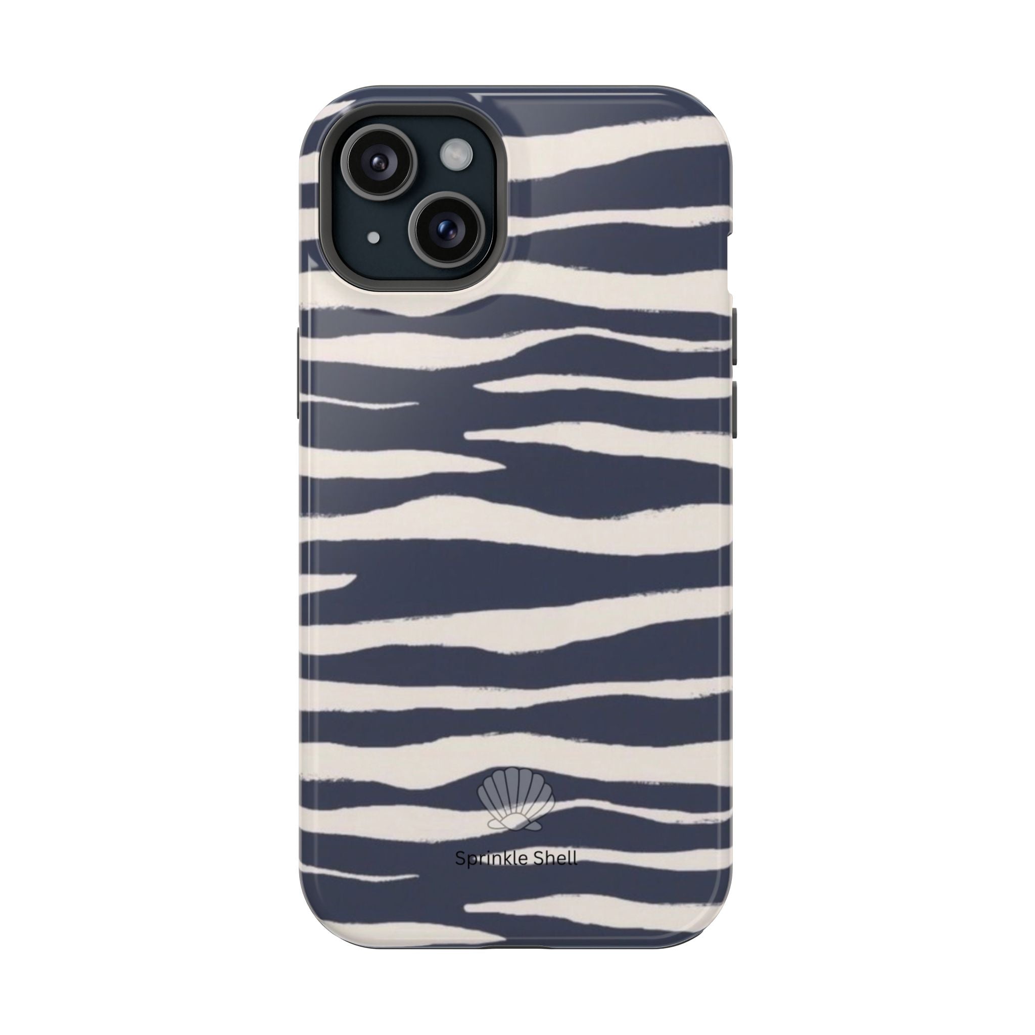 MagSafe Blue zebra print case