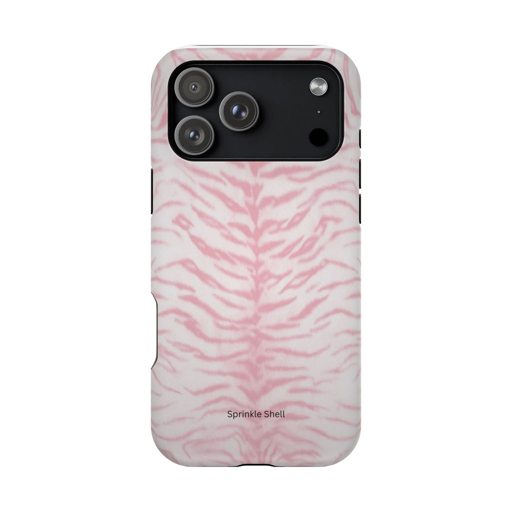 MagSafe Pink Zebra Print Iphone Case