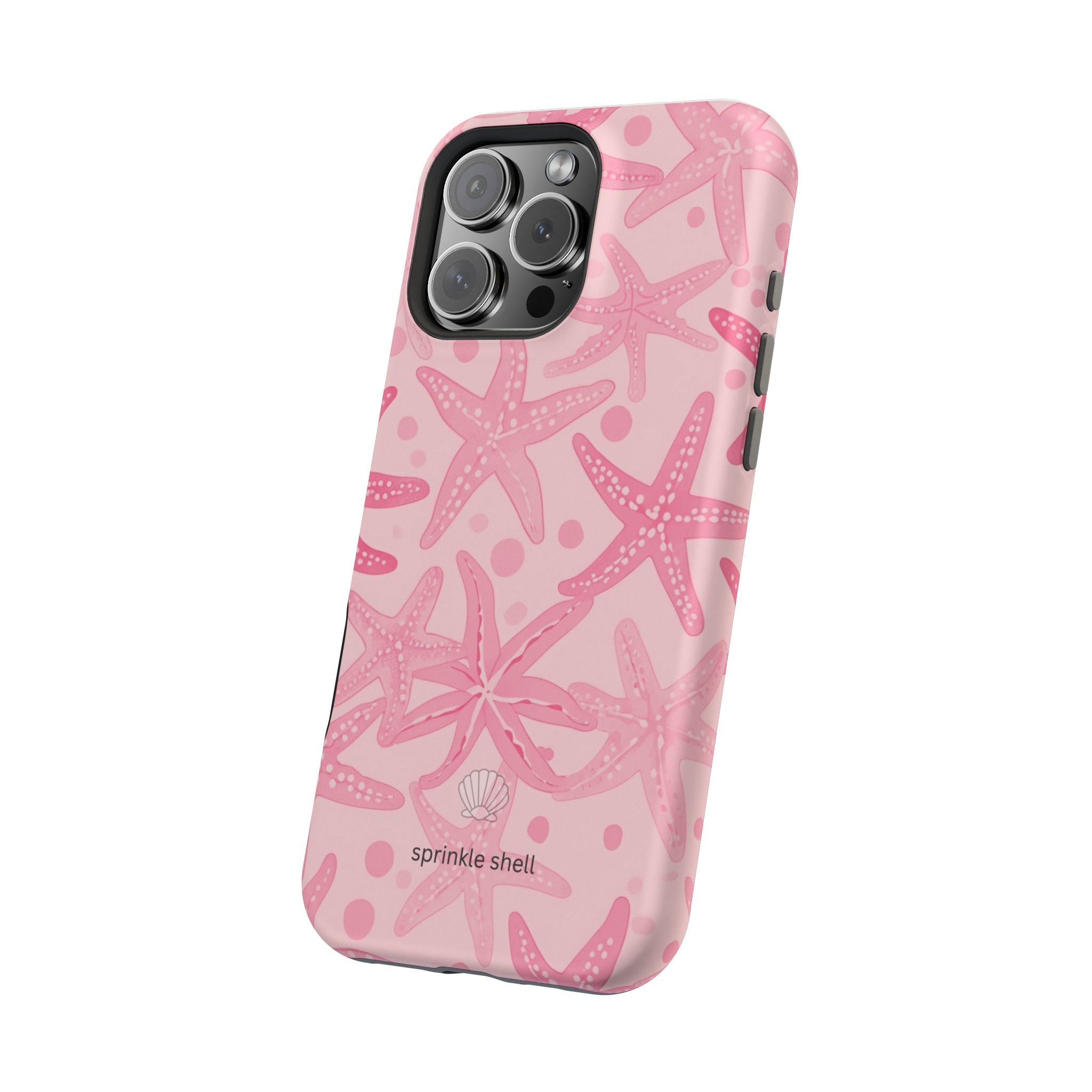 MagSafe Pink Starfish Iphone Case