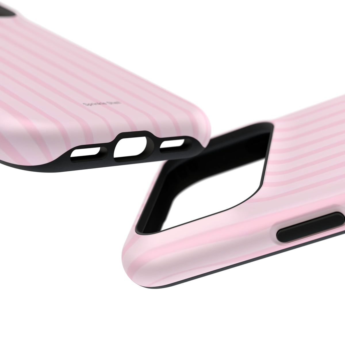MagSafe pink uneven lines case