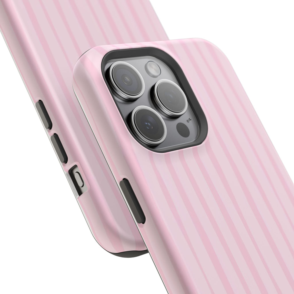 MagSafe pink uneven lines case