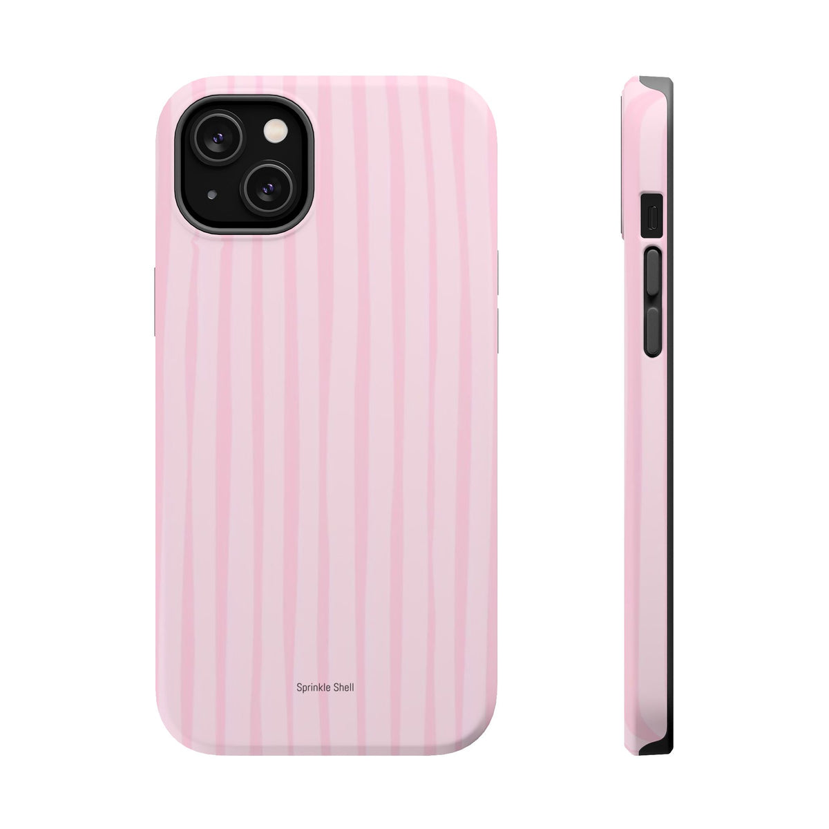 MagSafe pink uneven lines case