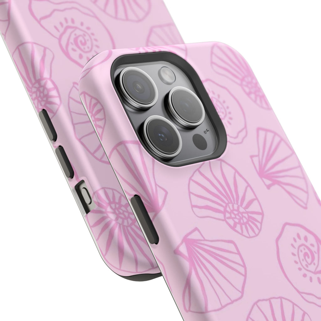 MagSafe pink shells case