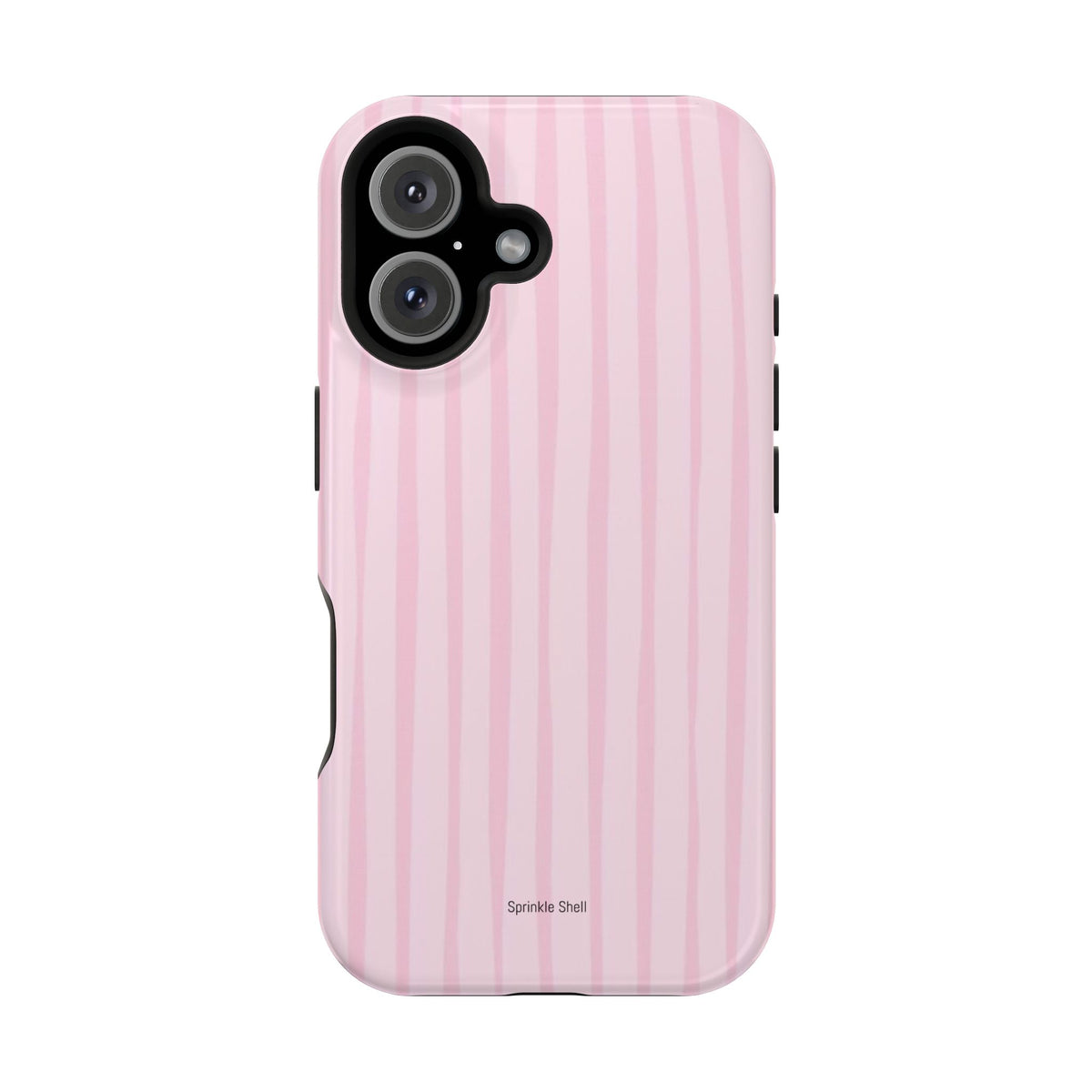 MagSafe pink uneven lines case