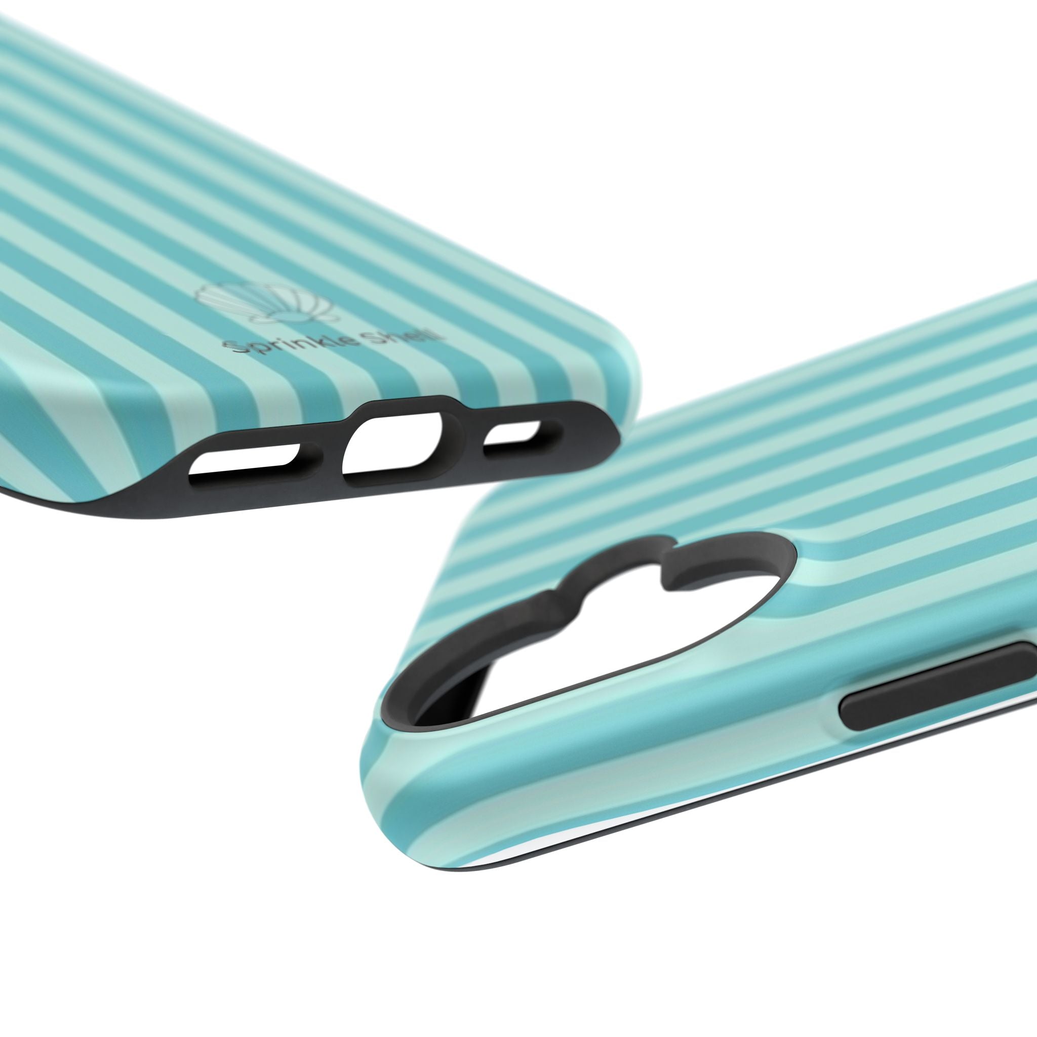 MagSafe teal striped case