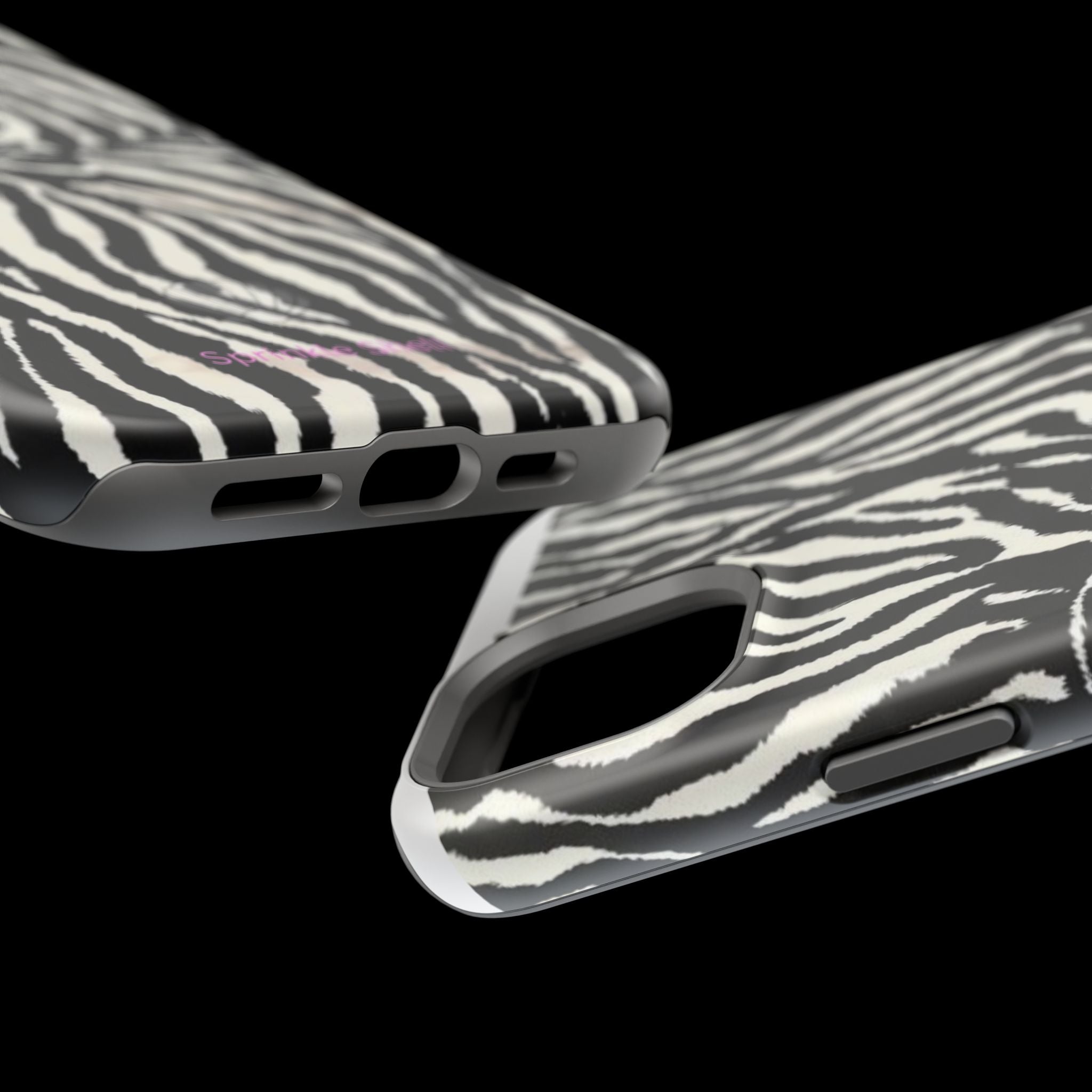 MagSafe black zebra print case