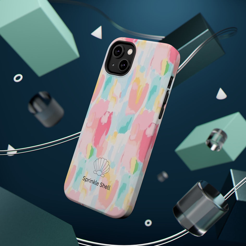 MagSafe cute colorful paint case