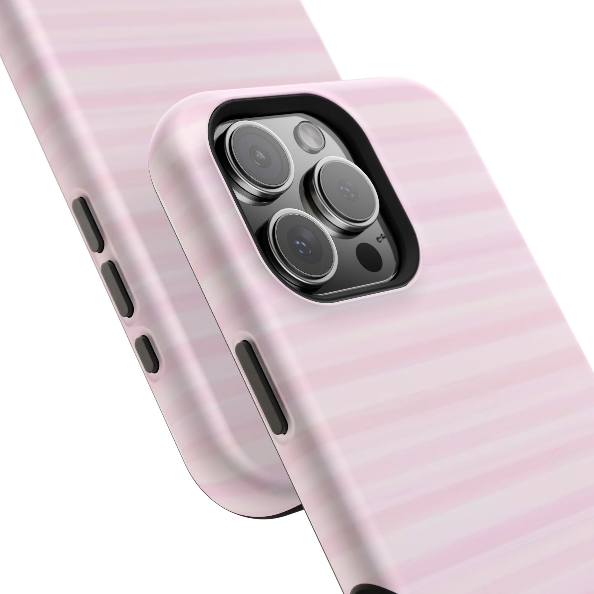 MagSafe pink stripes case