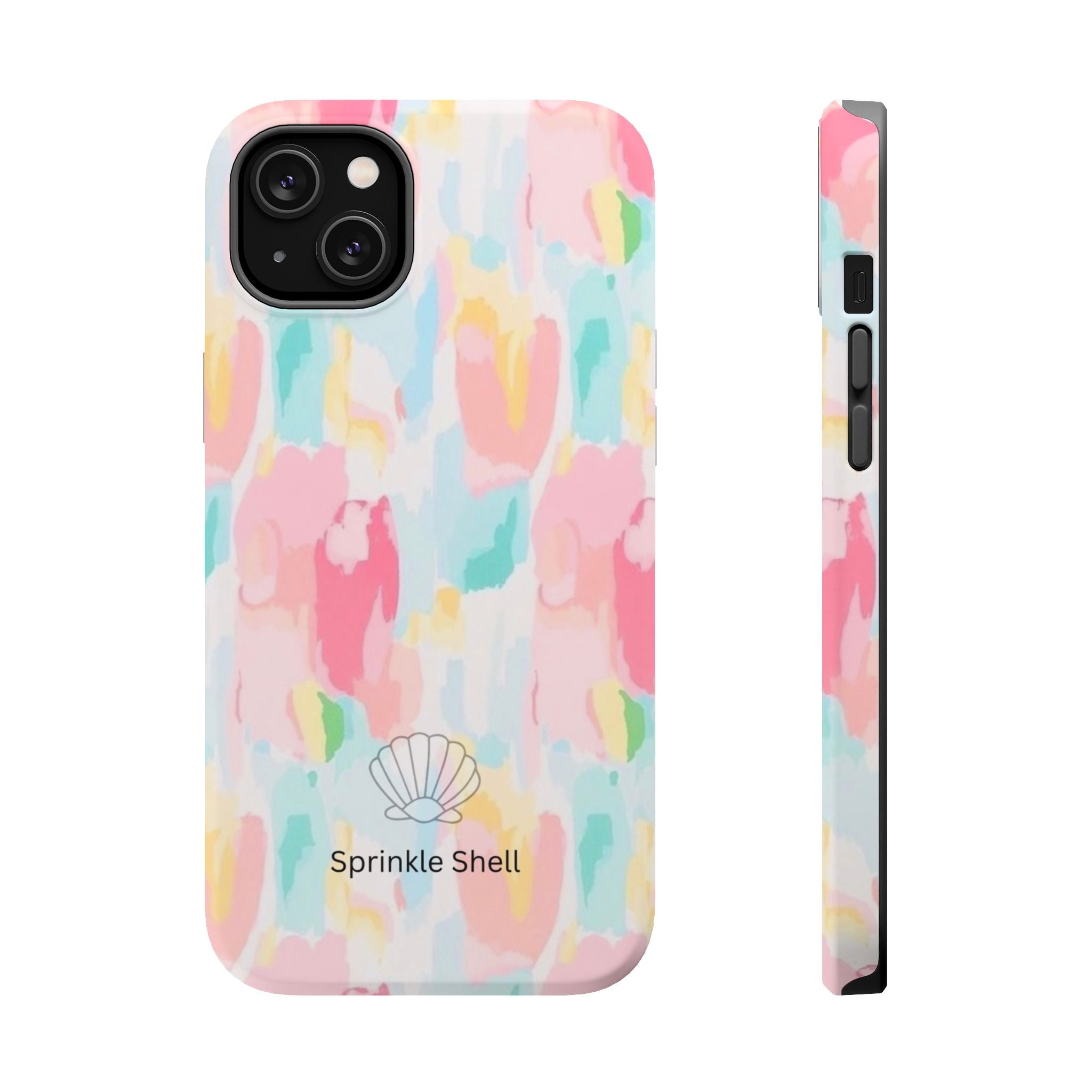 MagSafe cute colorful paint case