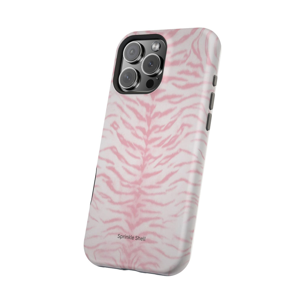 MagSafe Pink Zebra Print Iphone Case
