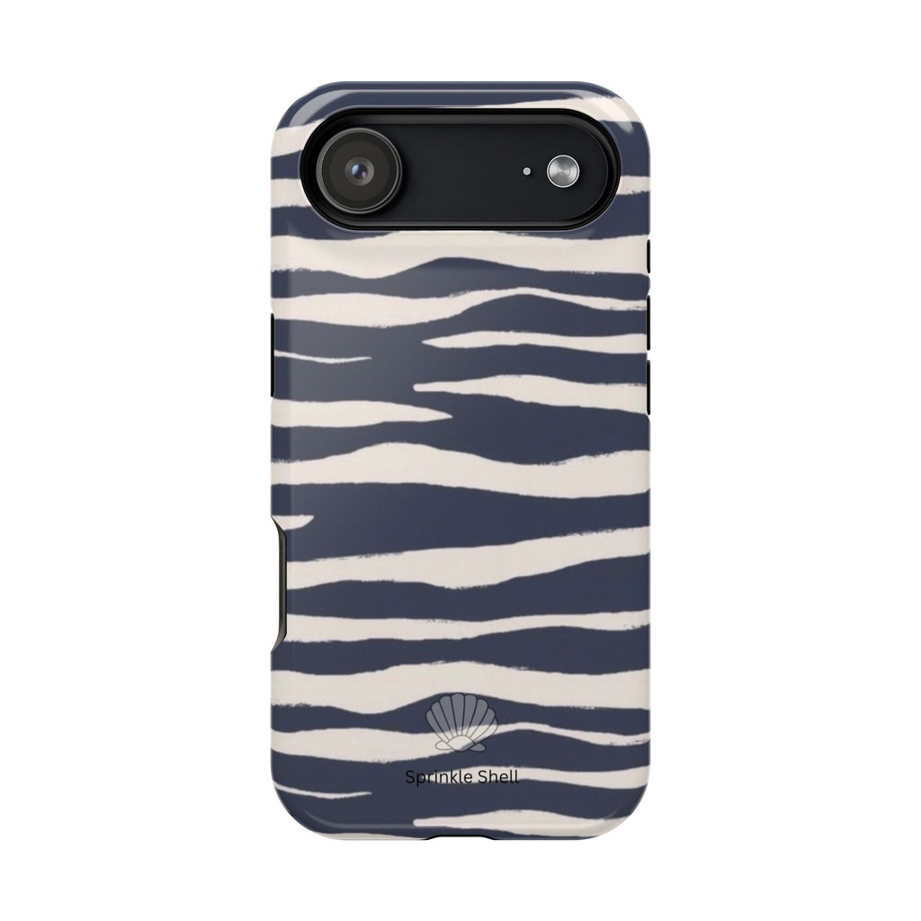 MagSafe Blue zebra print case