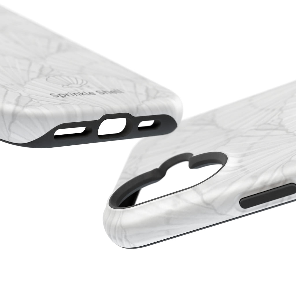 Shell-Pattern Magnetic Impact Phone Case — Protective Modular iPhone Cover
