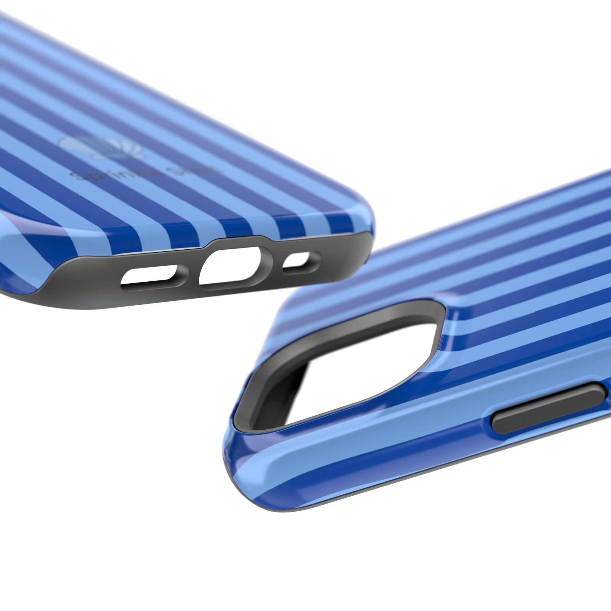 MagSafe blue striped case