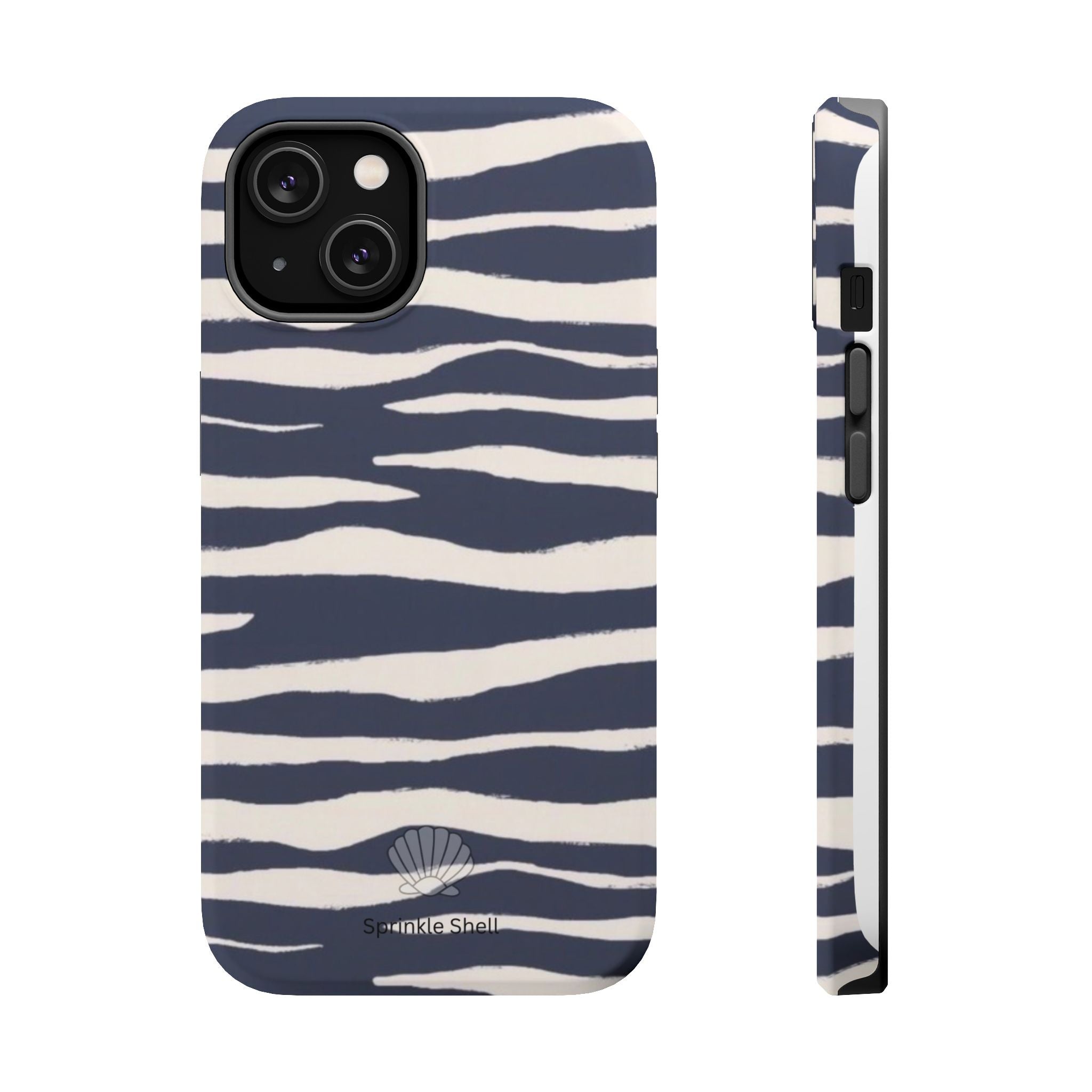 MagSafe Blue zebra print case