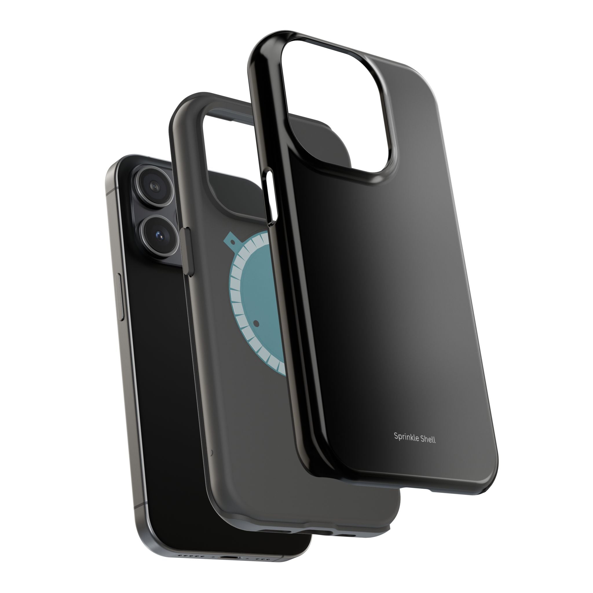 MagSafe Plain Black Iphone Case