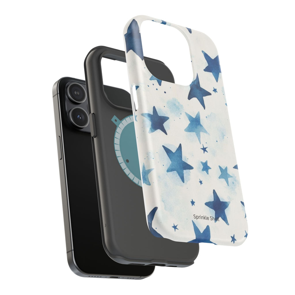 MagSafe Blue Stars iPhone Case