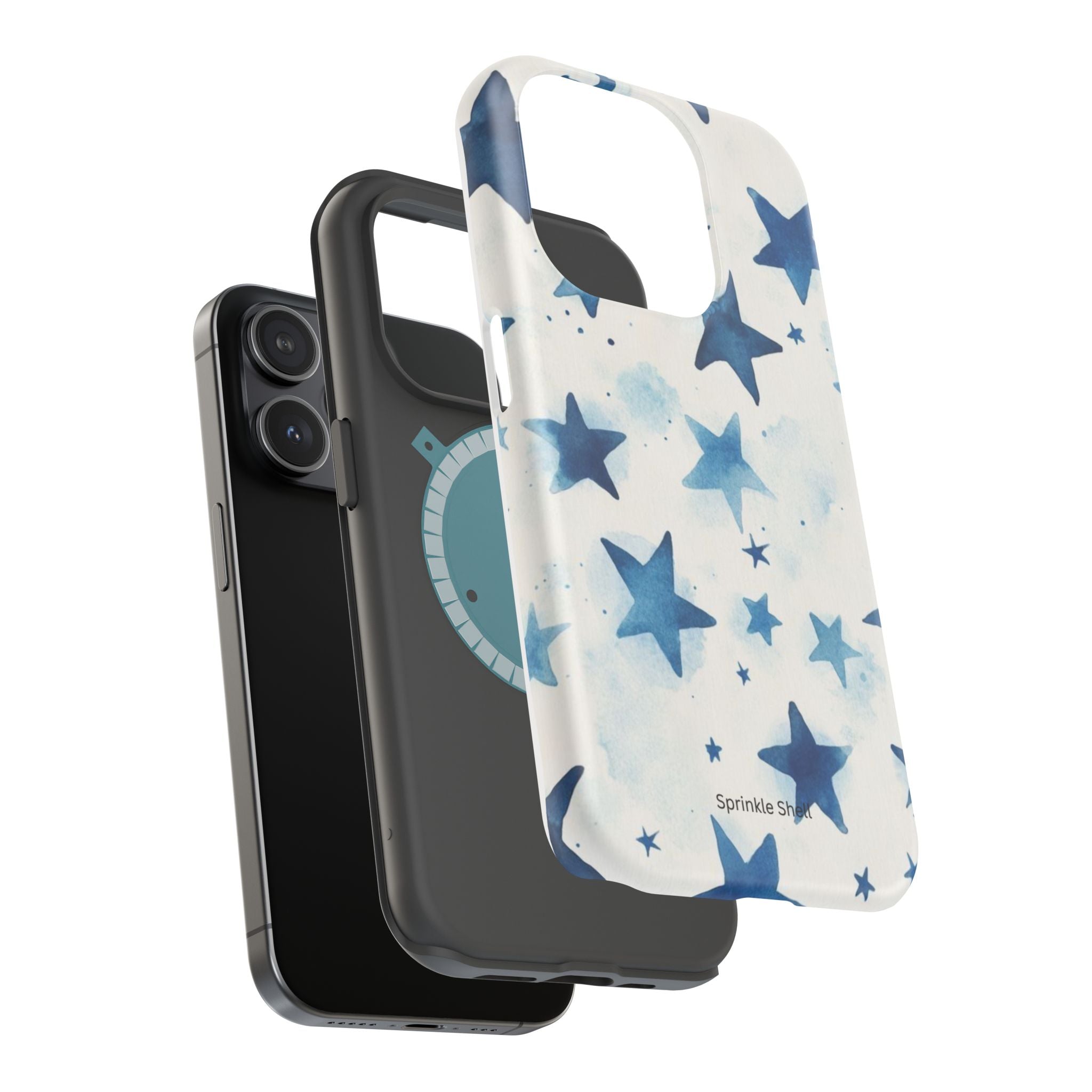 MagSafe Blue Stars iPhone Case
