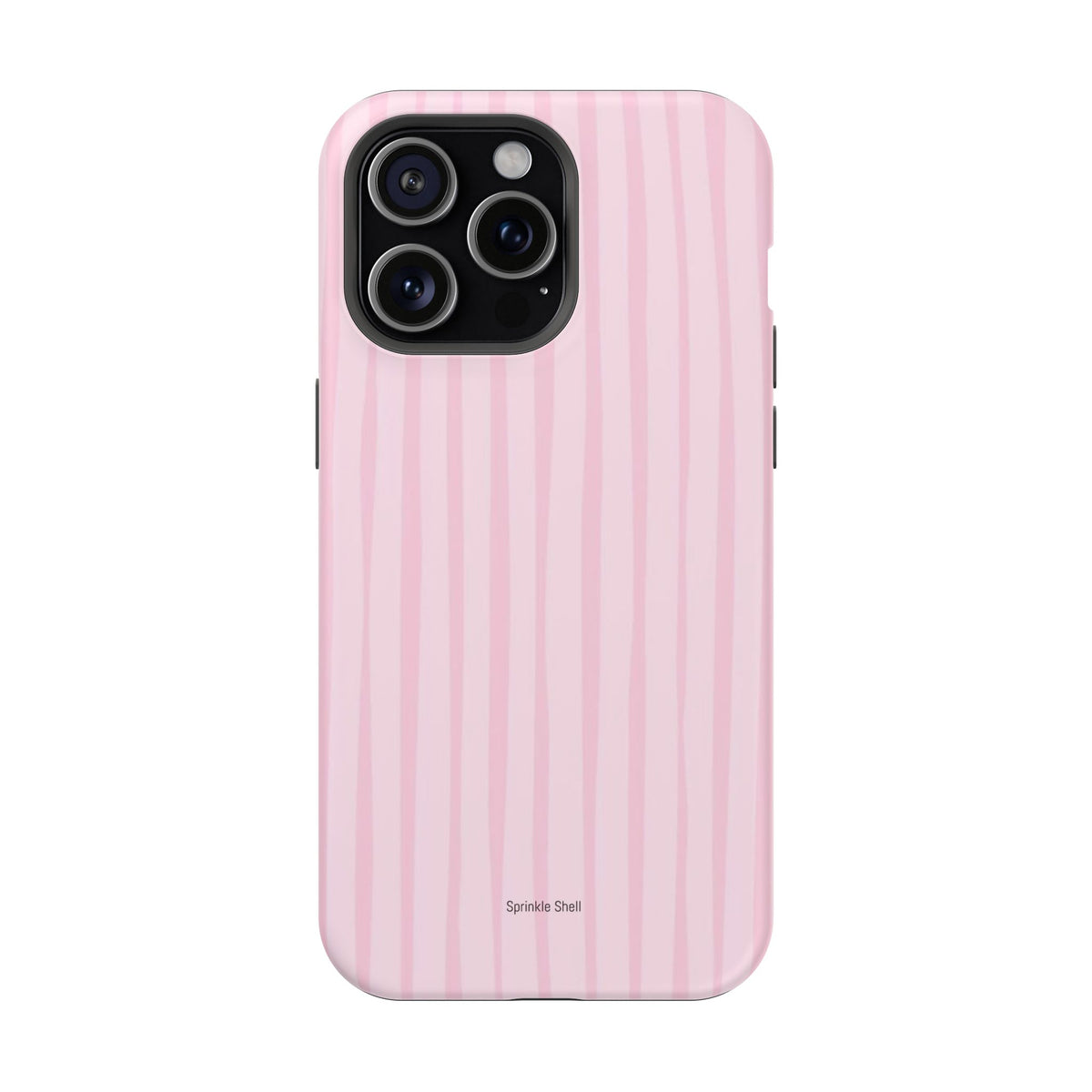 MagSafe pink uneven lines case
