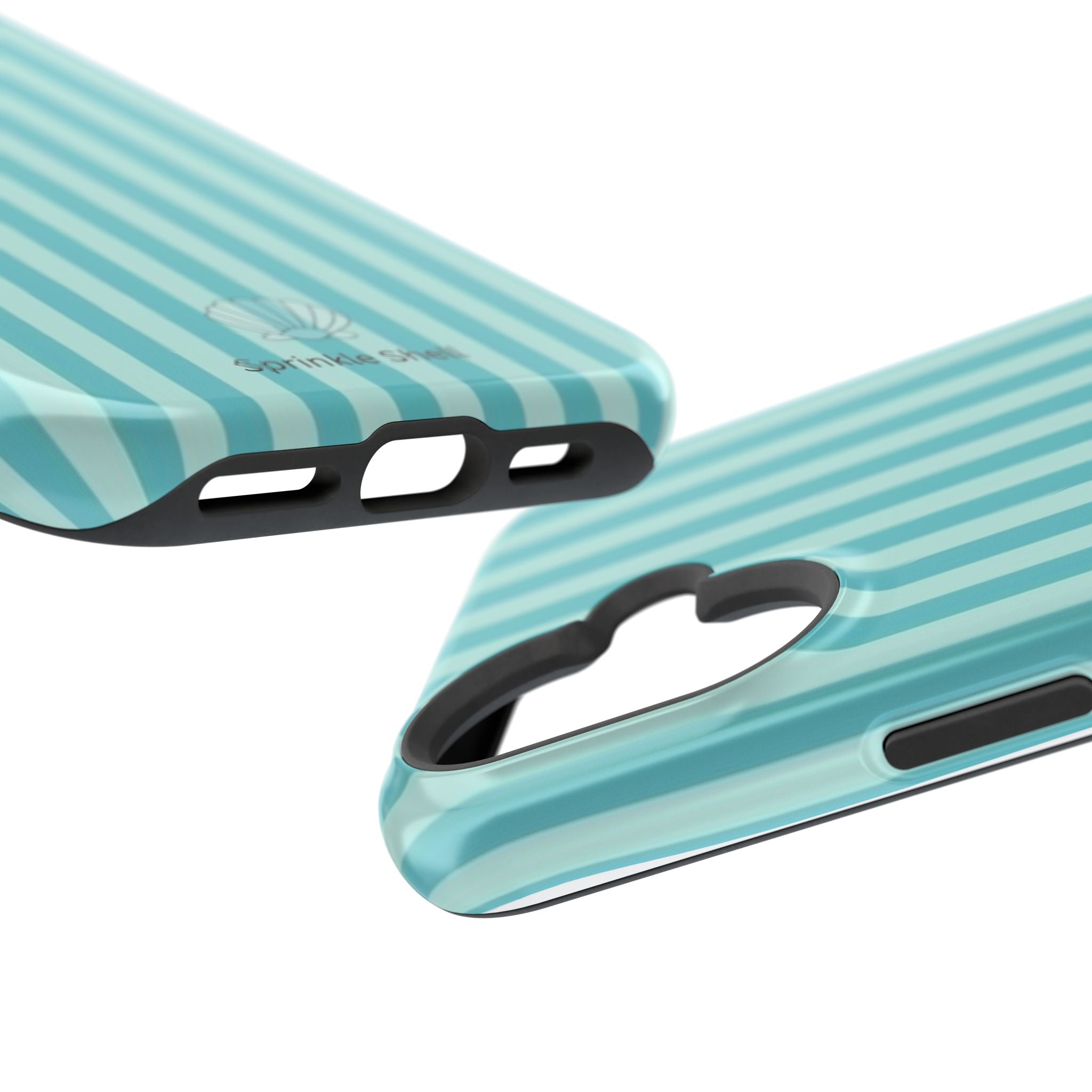MagSafe teal striped case