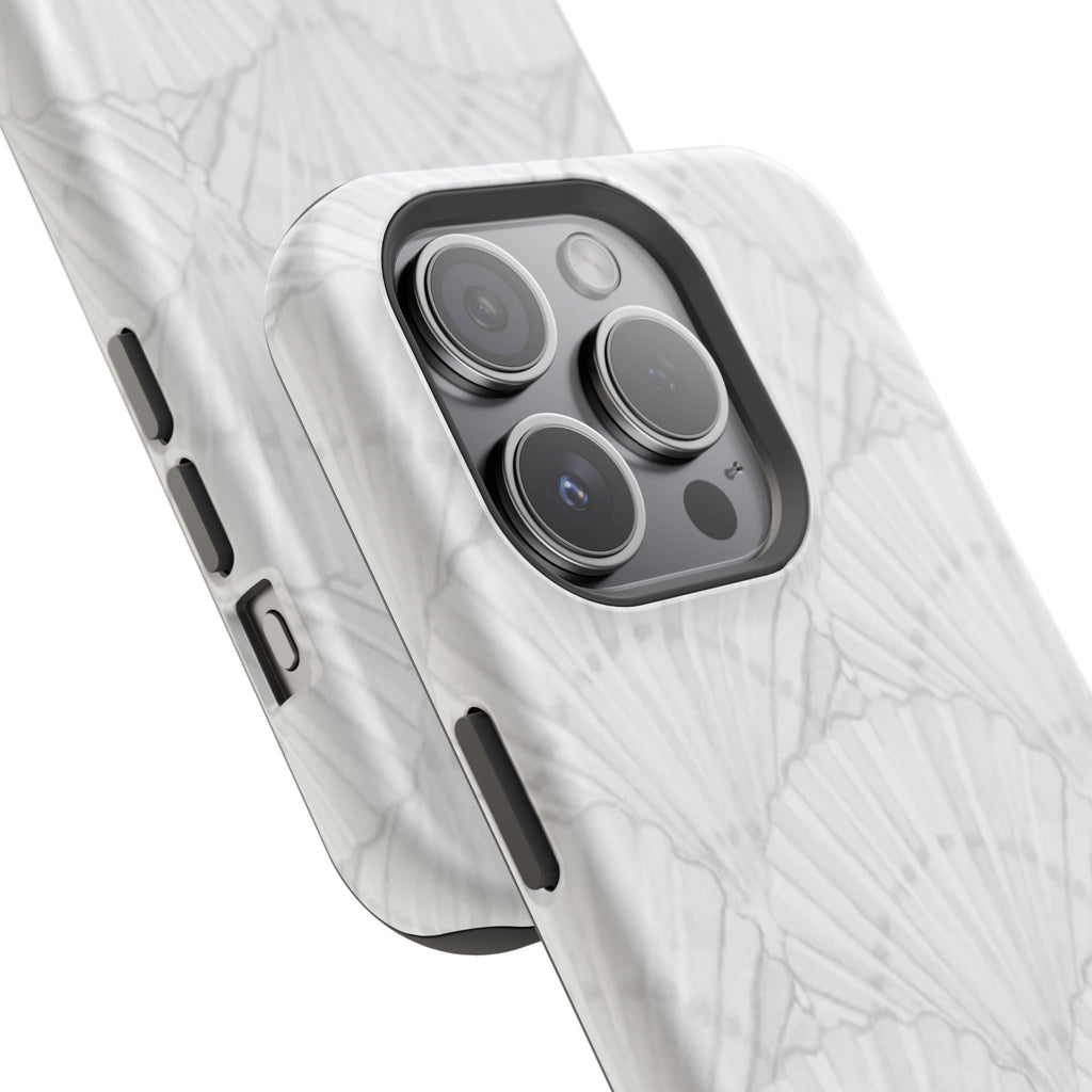 Shell-Pattern Magnetic Impact Phone Case — Protective Modular iPhone Cover