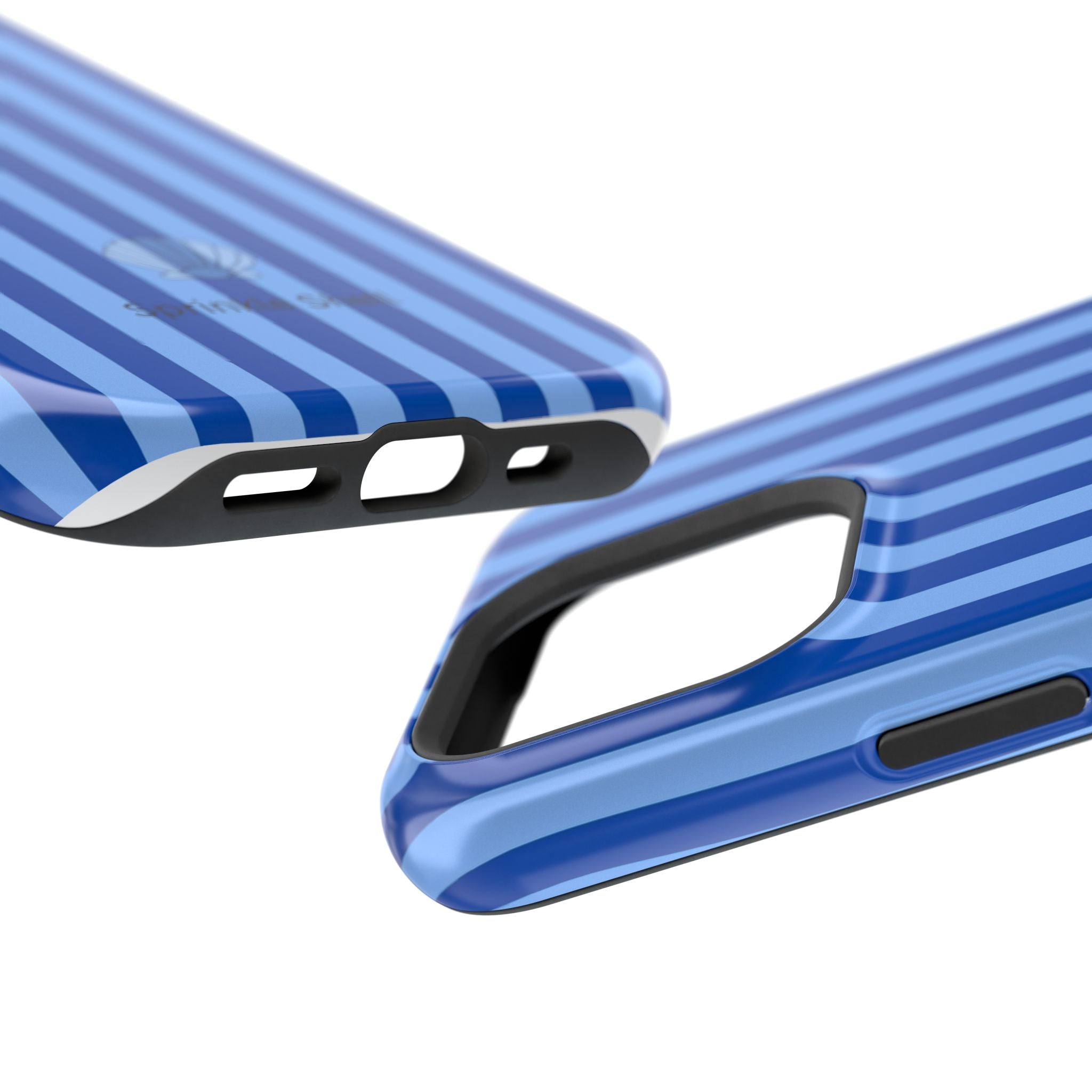 MagSafe blue striped case