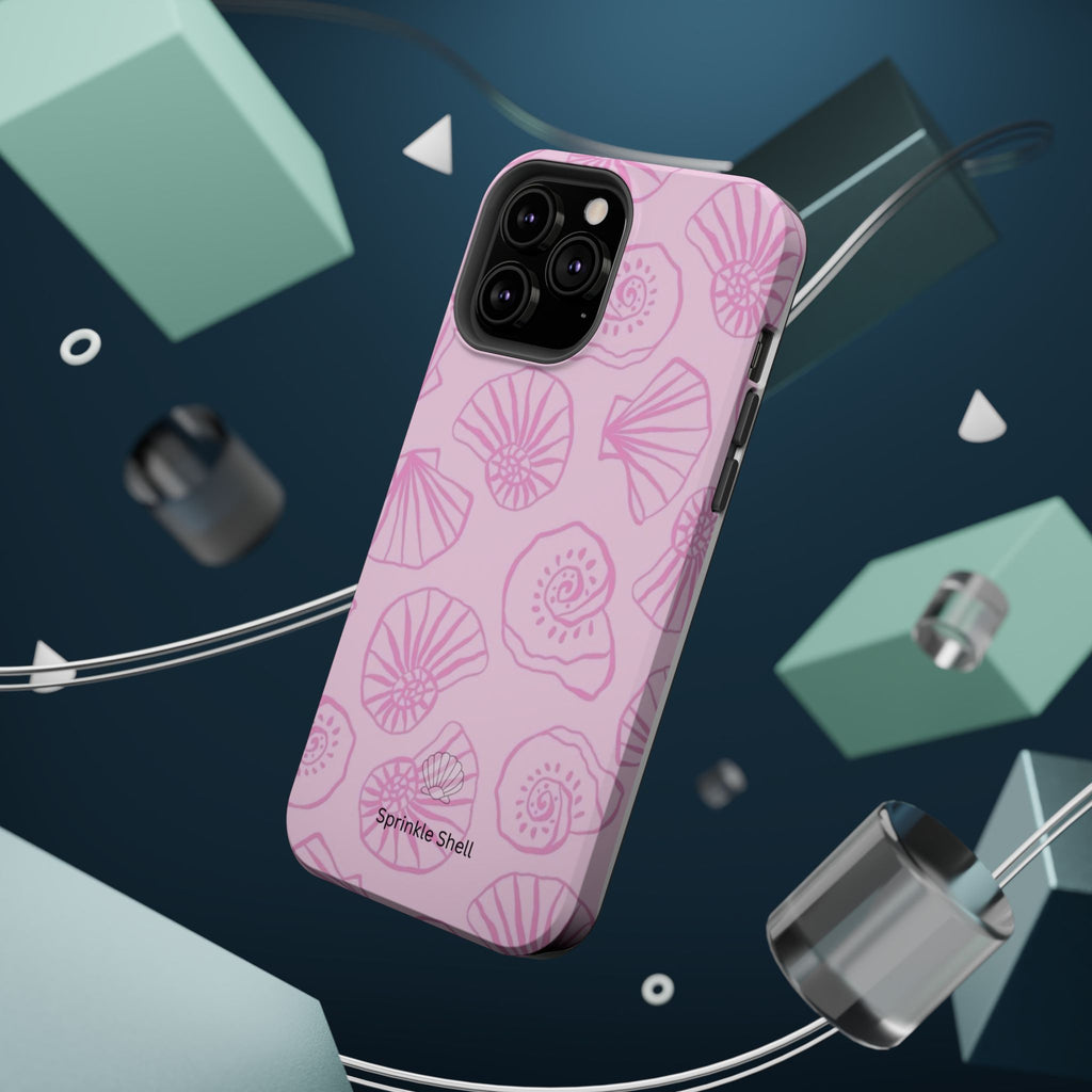 MagSafe pink shells case