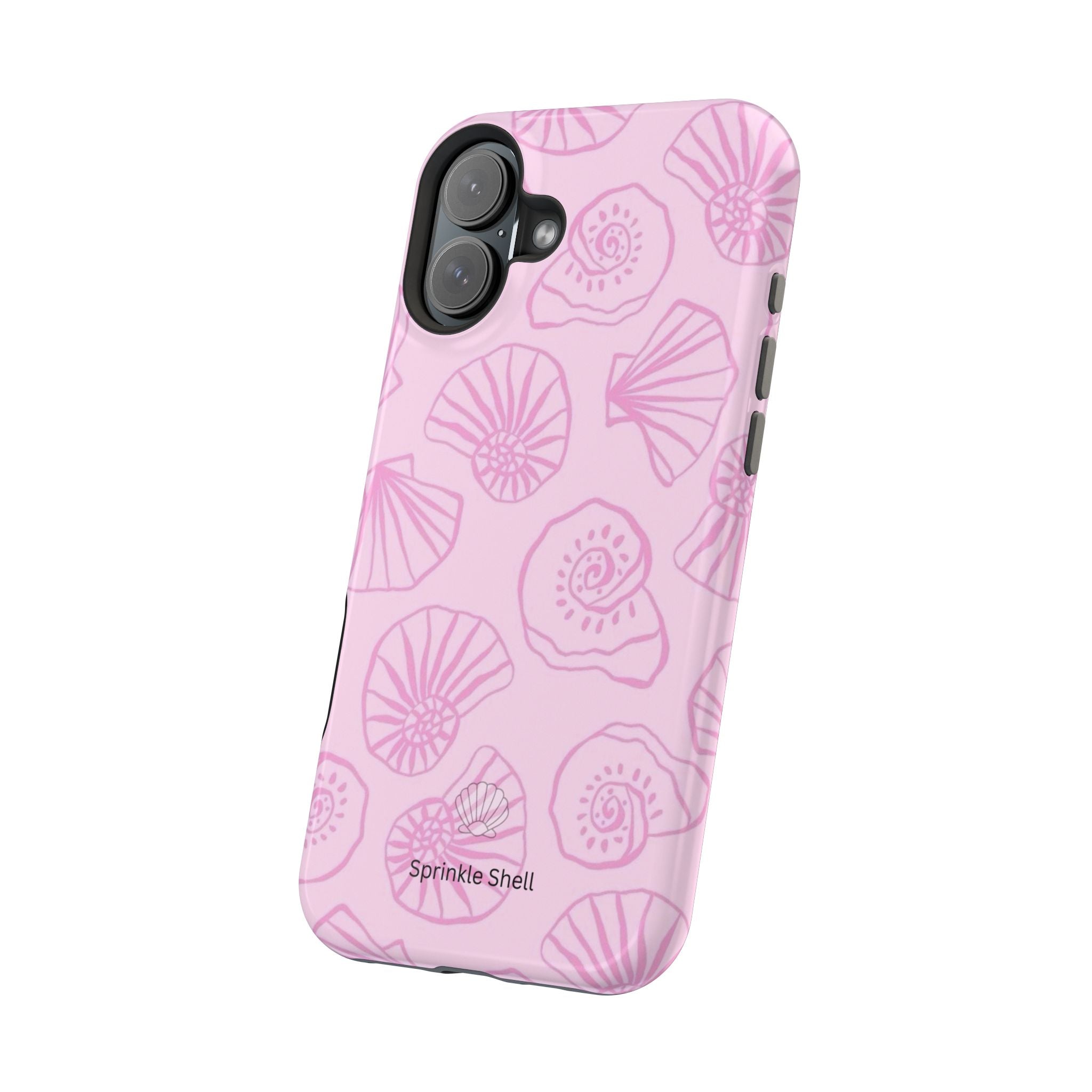 MagSafe pink shells case