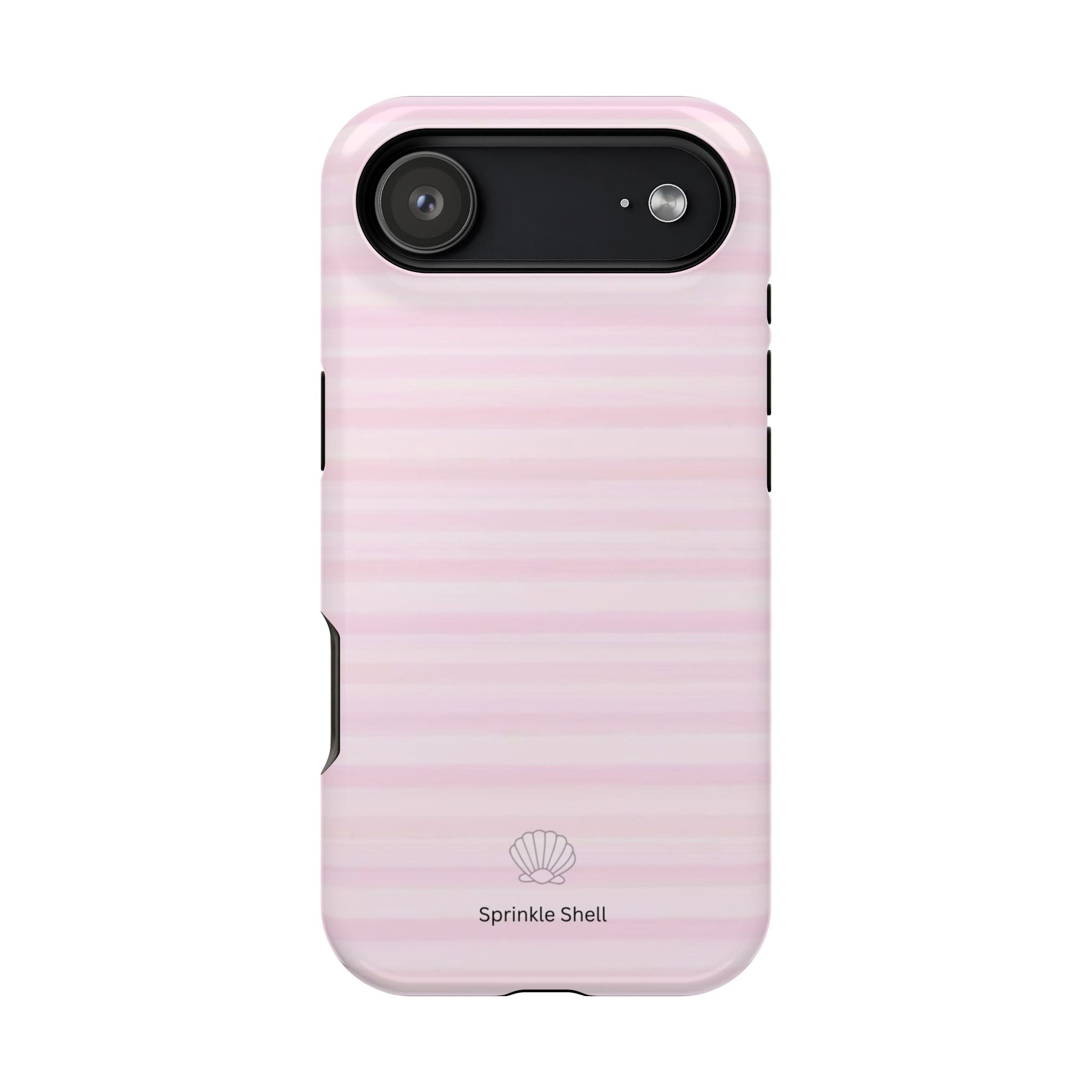 MagSafe pink stripes case