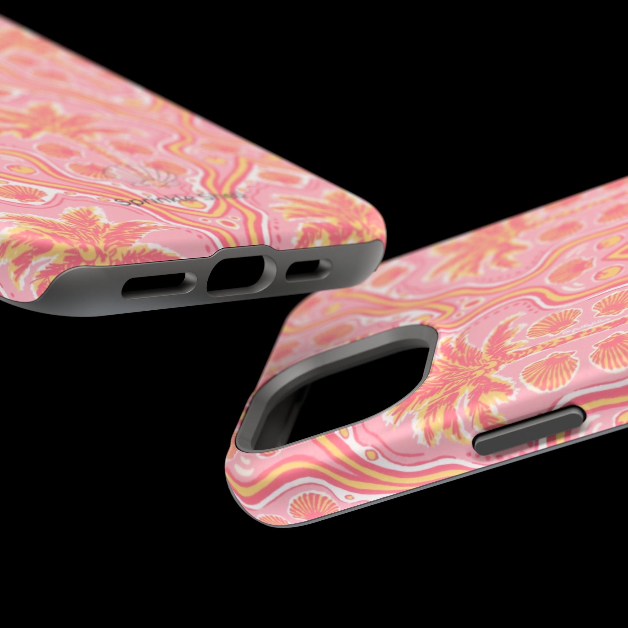 MagSafe pink pink summer palm tree case