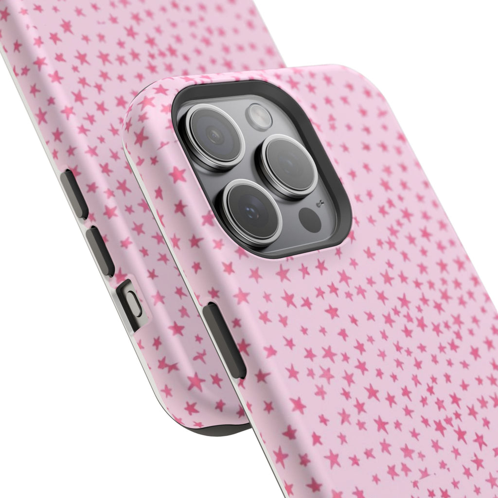 MagSafe mini pink stars case