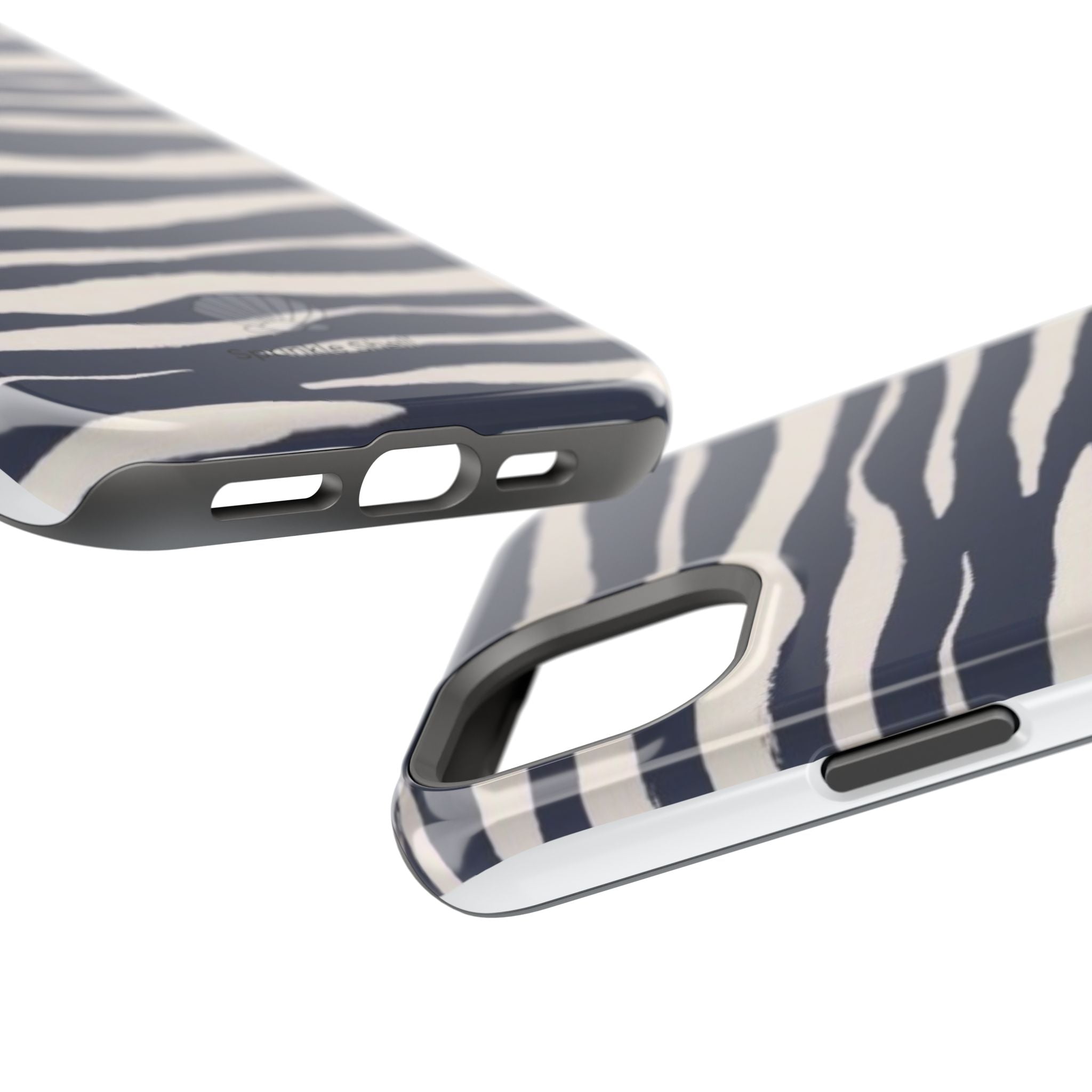 MagSafe Blue zebra print case