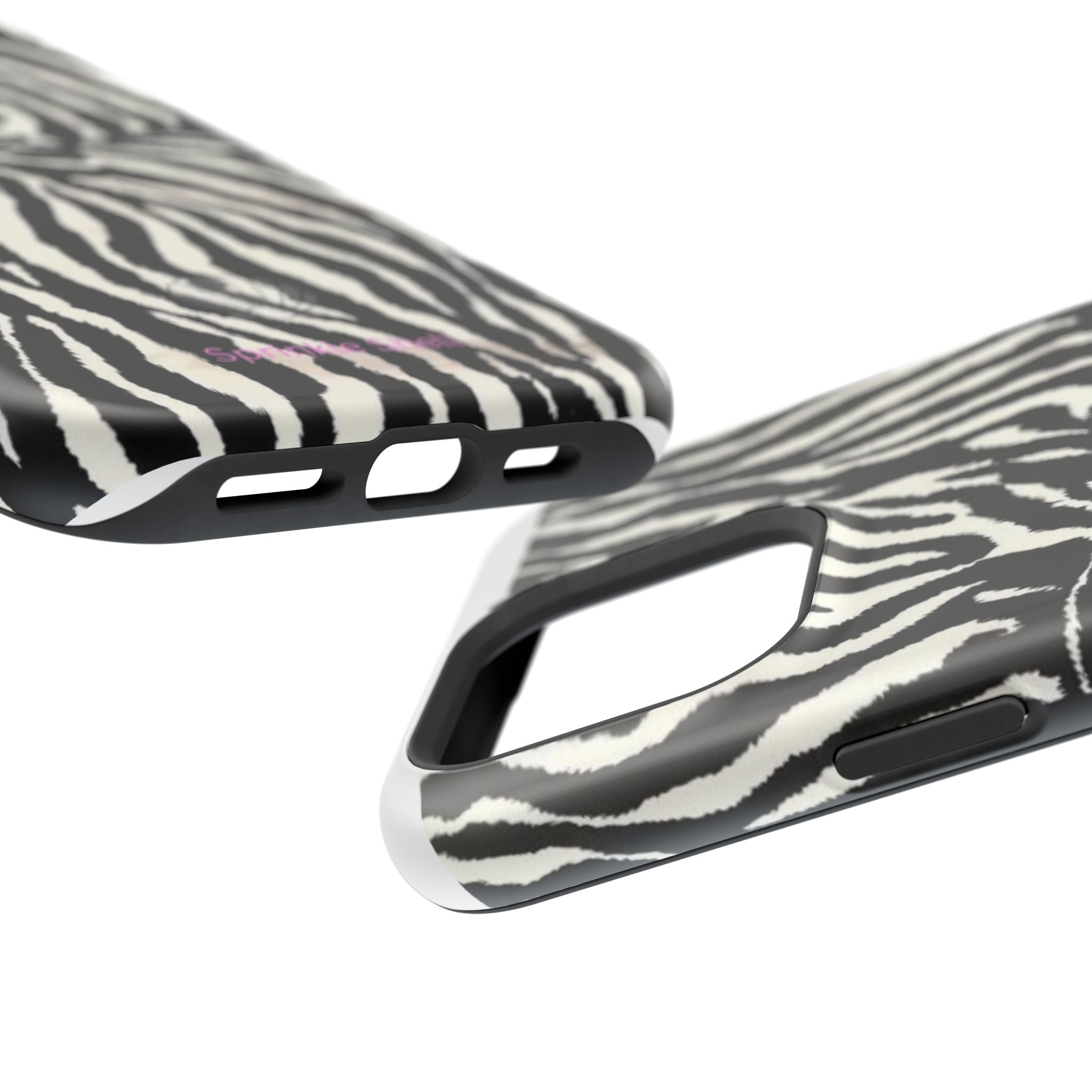 MagSafe black zebra print case